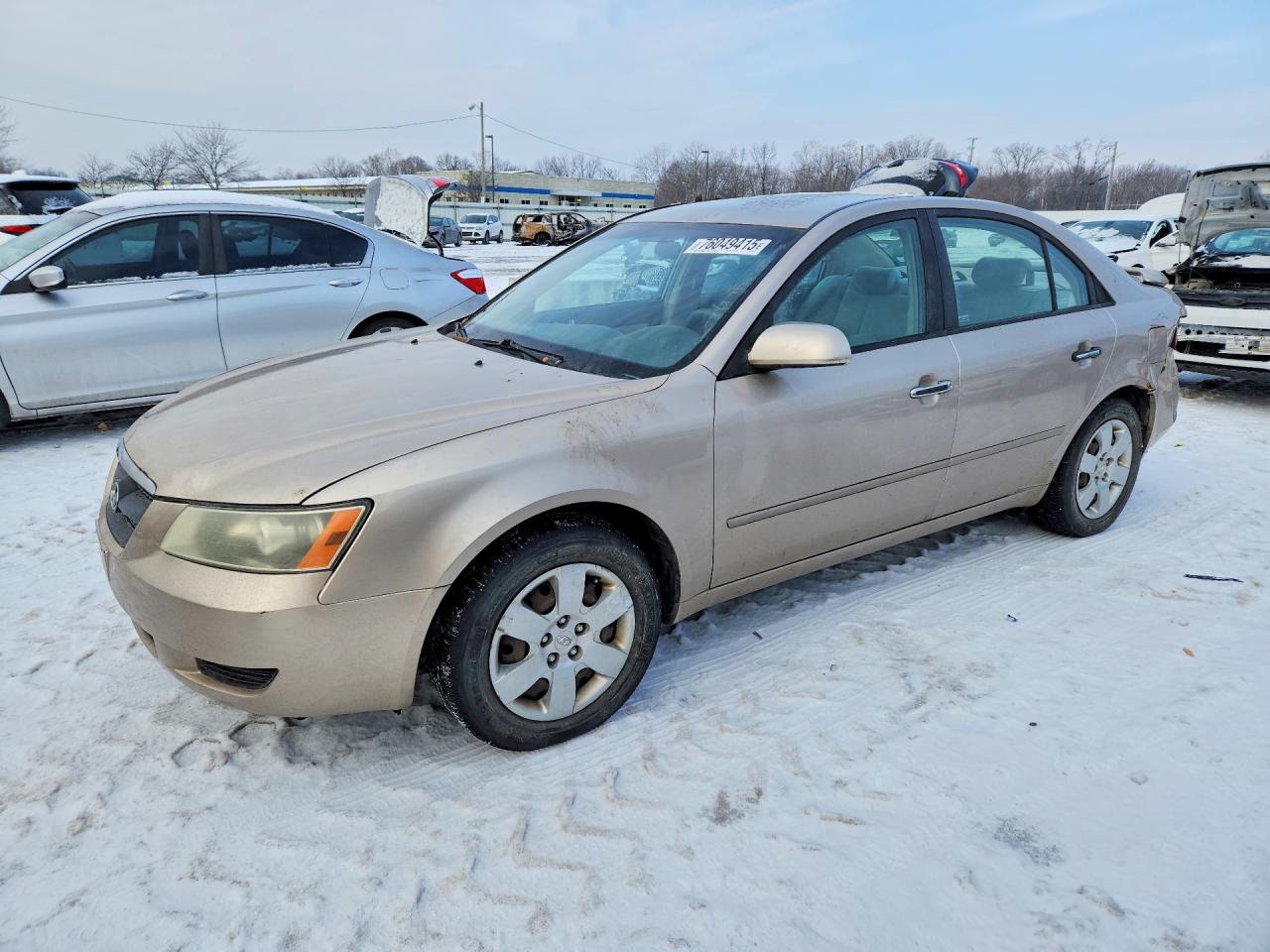 2007 Hyundai Sonata Gls Gold vin: 5NPET46C27H204253
