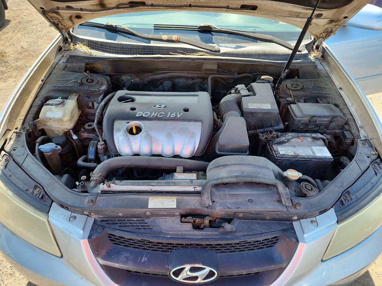2007 Hyundai Sonata Gls Silver vin: 5NPET46C27H237883