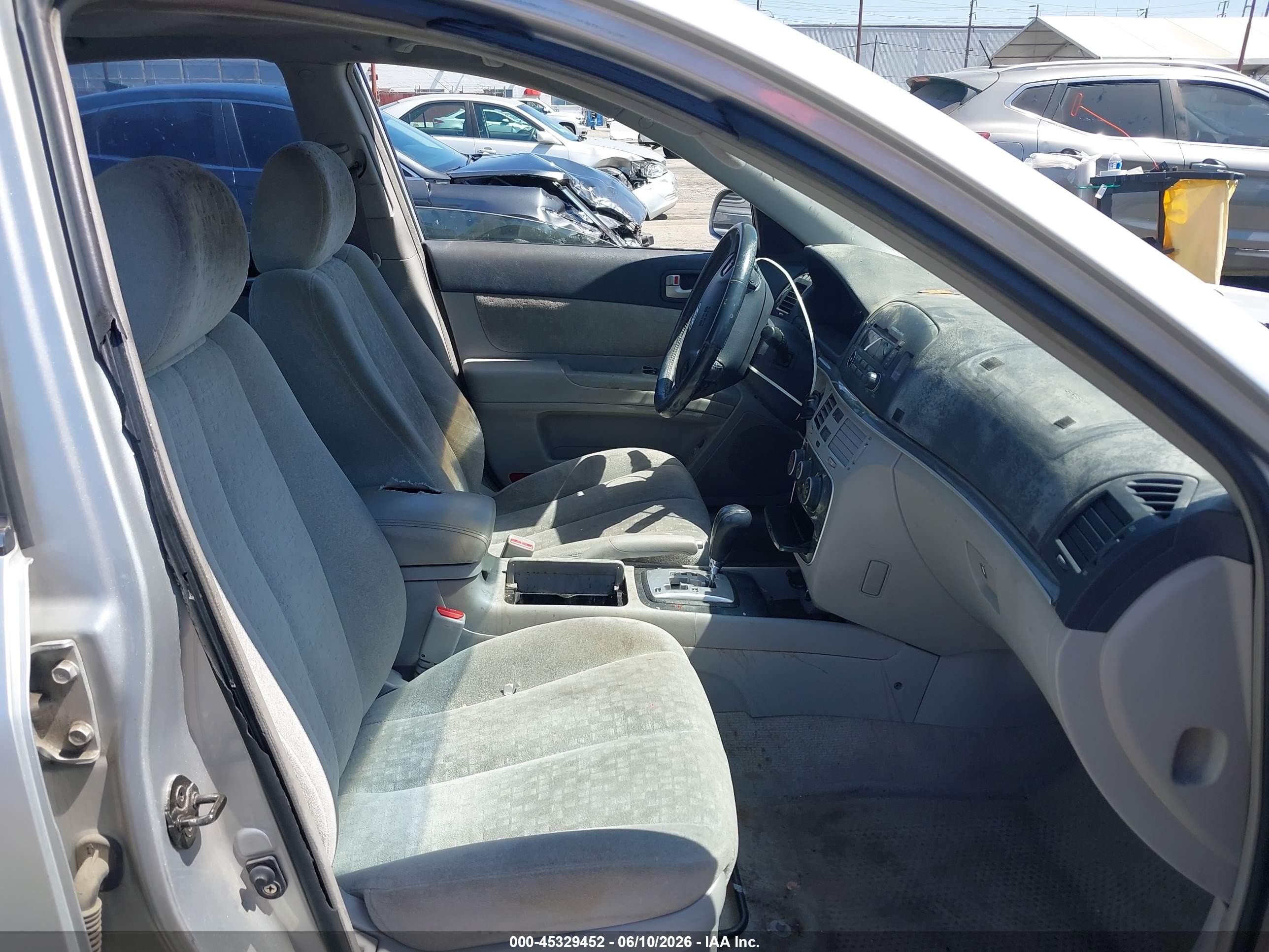 2007 Hyundai Sonata Gls Silver vin: 5NPET46C27H247605