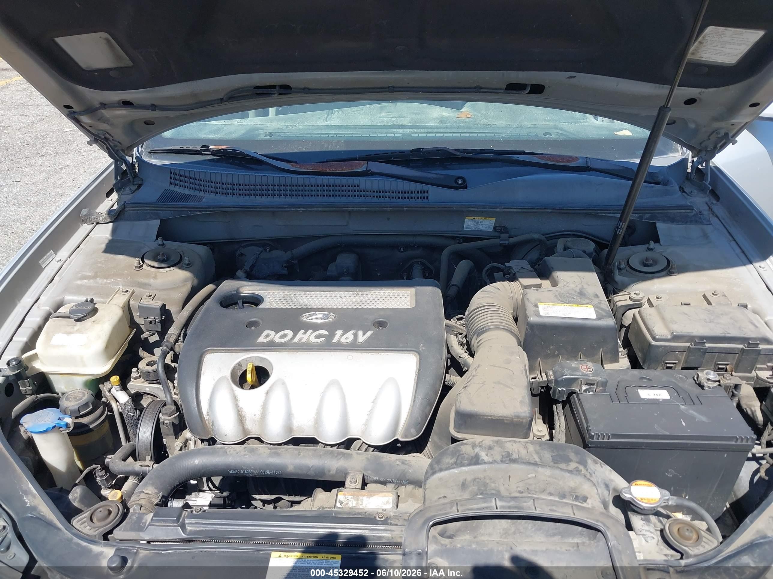 2007 Hyundai Sonata Gls Silver vin: 5NPET46C27H247605