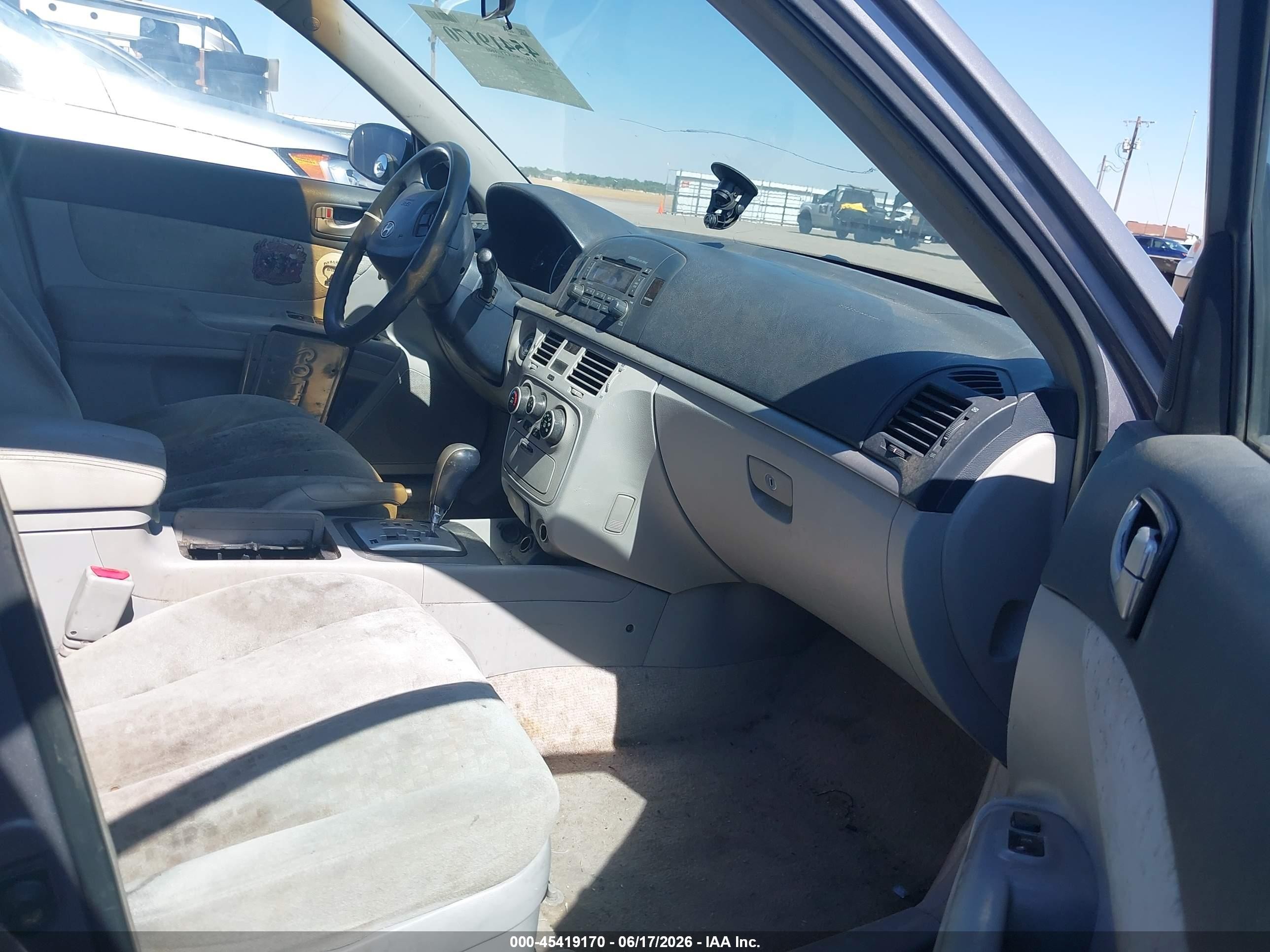 2007 Hyundai Sonata Gls/gls W/xm Silver vin: 5NPET46C27H262413