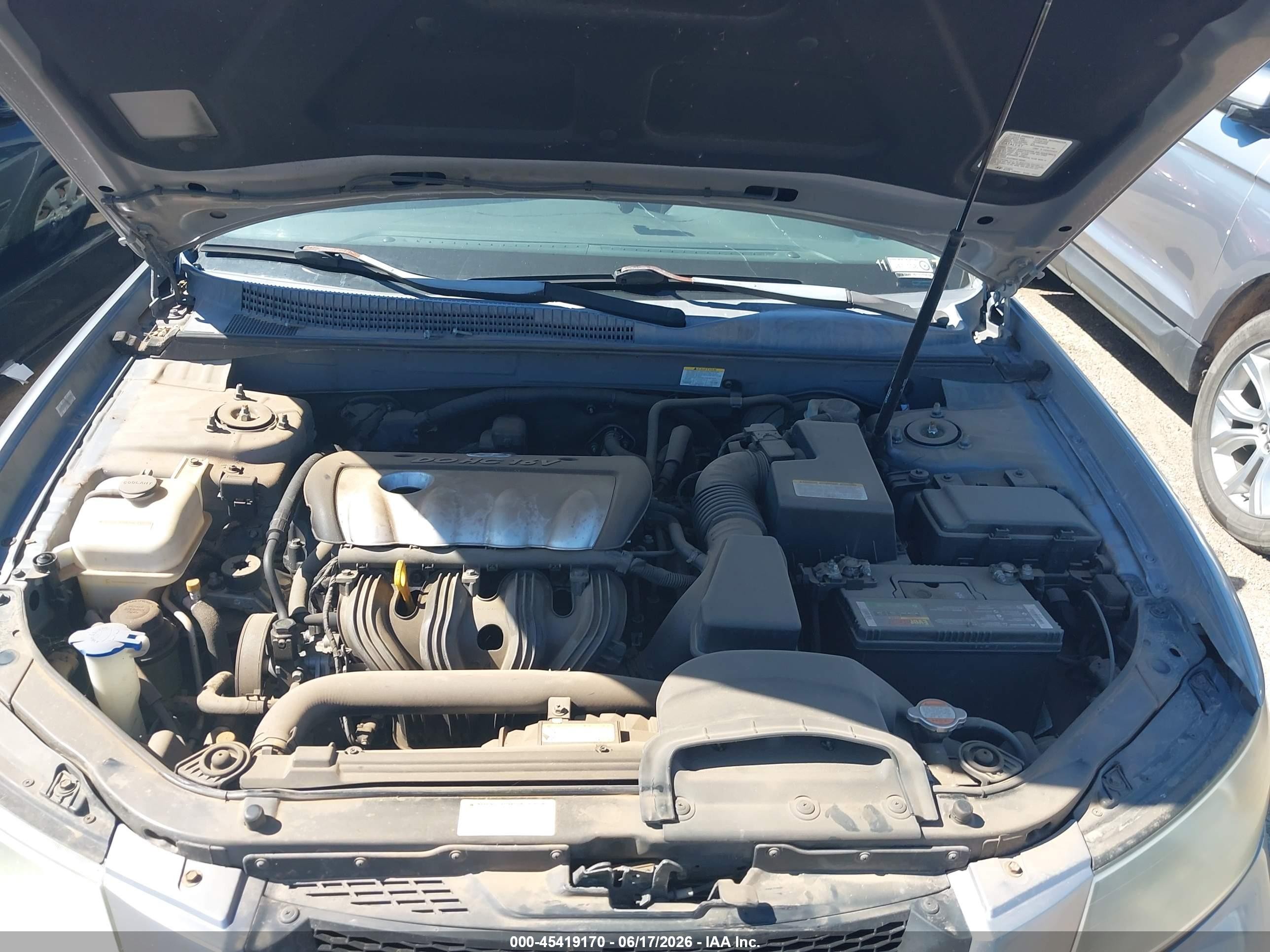 2007 Hyundai Sonata Gls/gls W/xm Silver vin: 5NPET46C27H262413