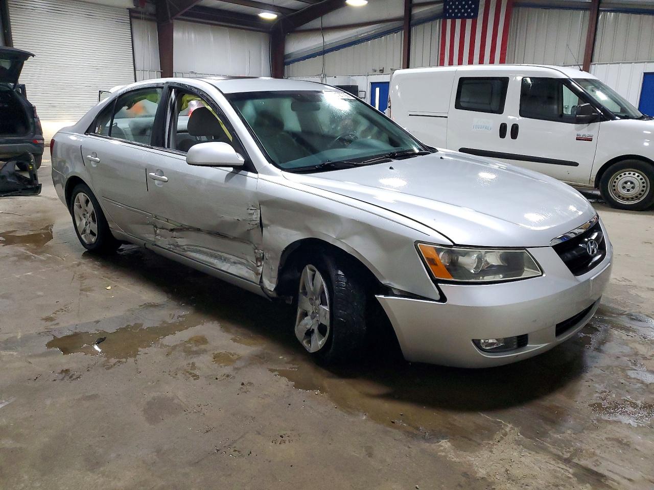 2007 Hyundai Sonata Gls Silver vin: 5NPET46C27H271712
