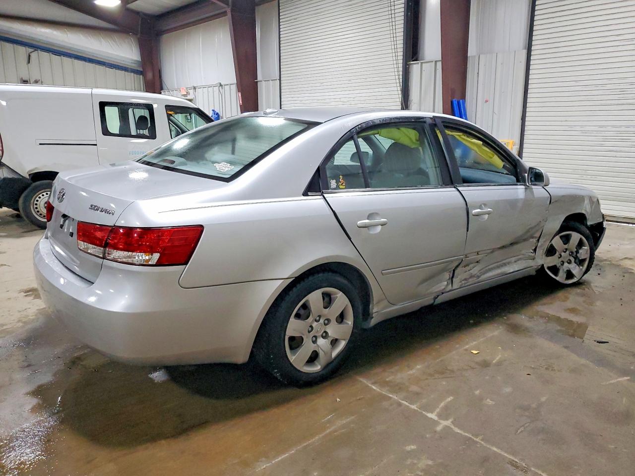 2007 Hyundai Sonata Gls Silver vin: 5NPET46C27H271712
