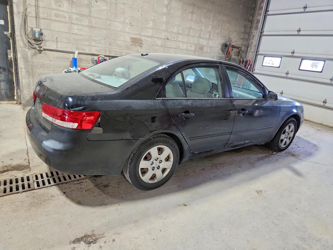 2007 Hyundai Sonata Gls Black vin: 5NPET46C27H274934