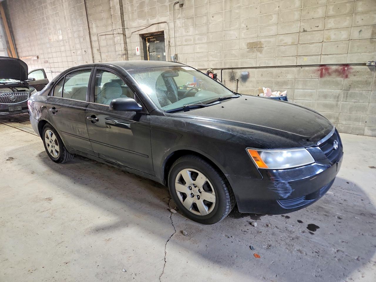 2007 Hyundai Sonata Gls Black vin: 5NPET46C27H274934