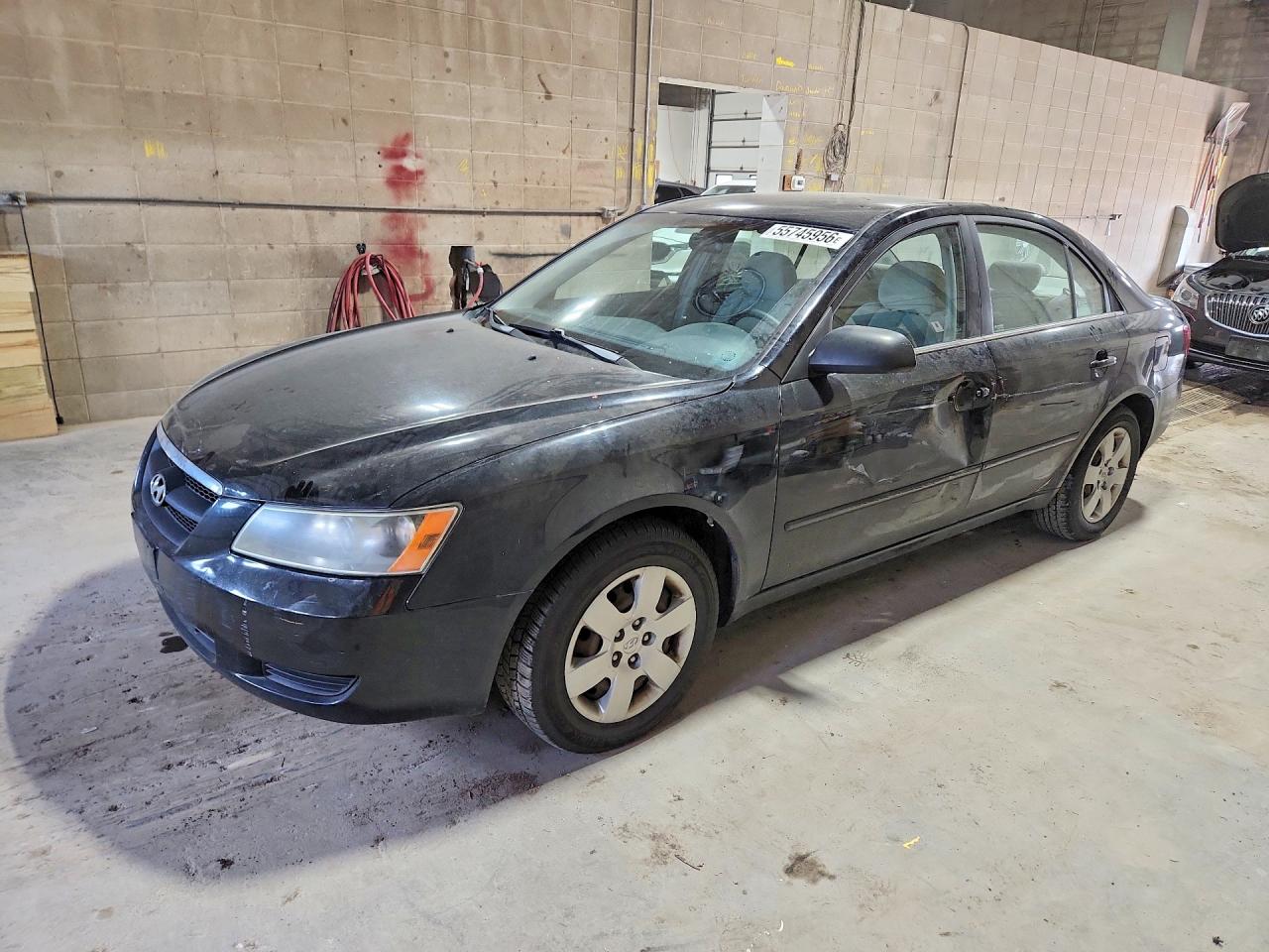 2007 Hyundai Sonata Gls Black vin: 5NPET46C27H274934