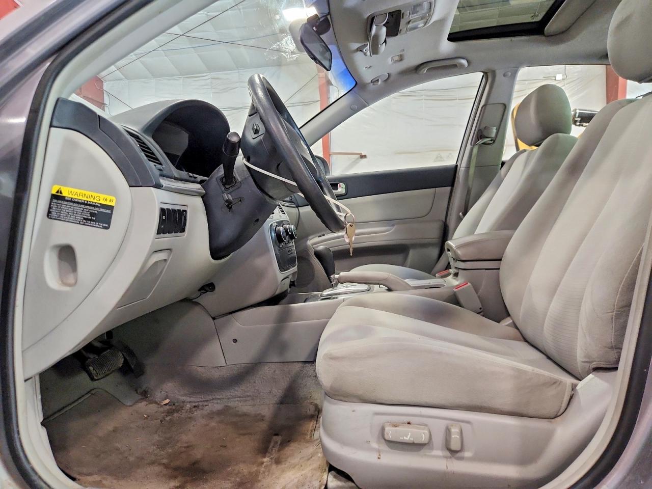 2008 Hyundai Sonata Gls Gray vin: 5NPET46C28H339864