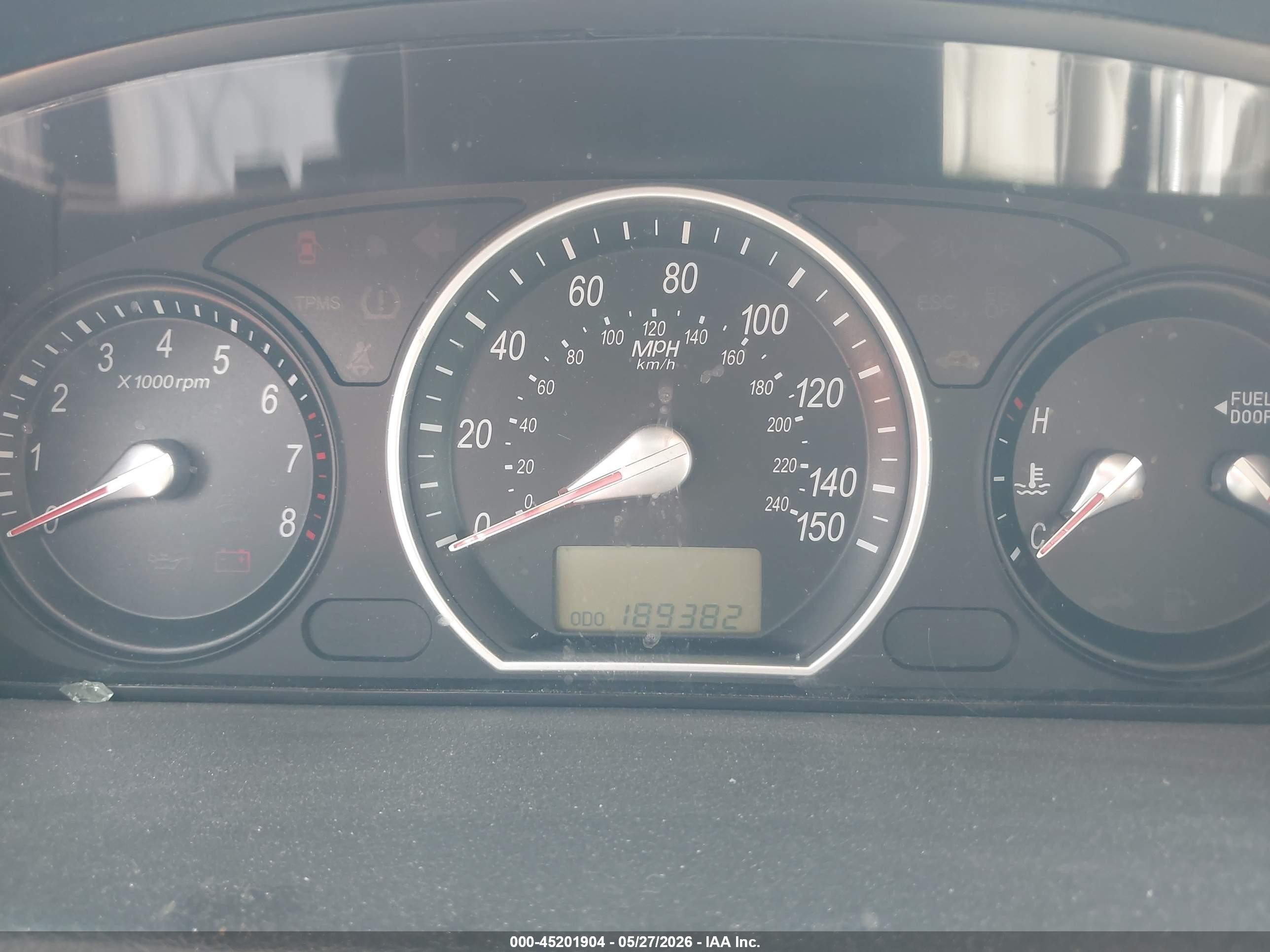 2008 Hyundai Sonata Gls White vin: 5NPET46C28H340190
