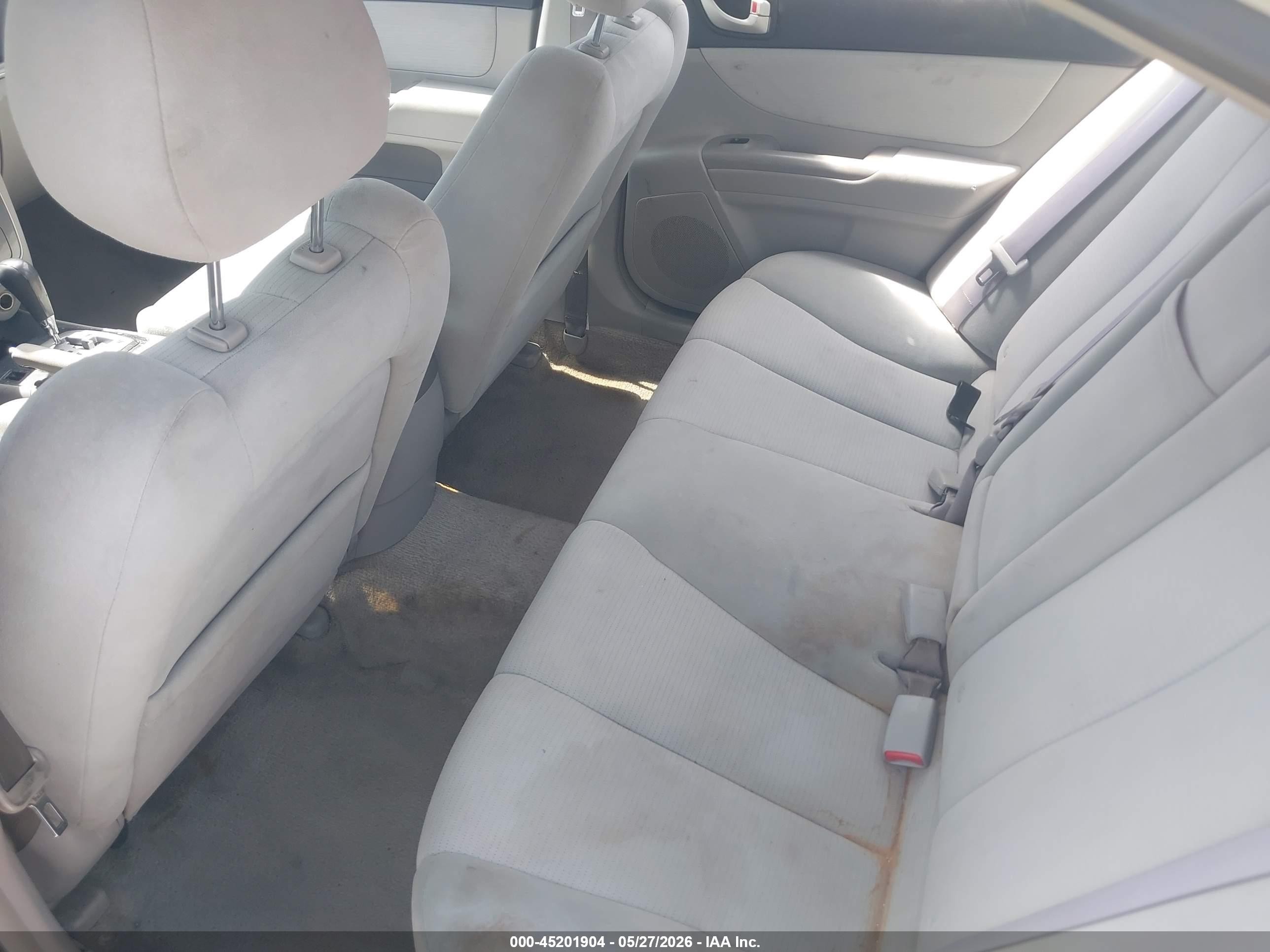 2008 Hyundai Sonata Gls White vin: 5NPET46C28H340190