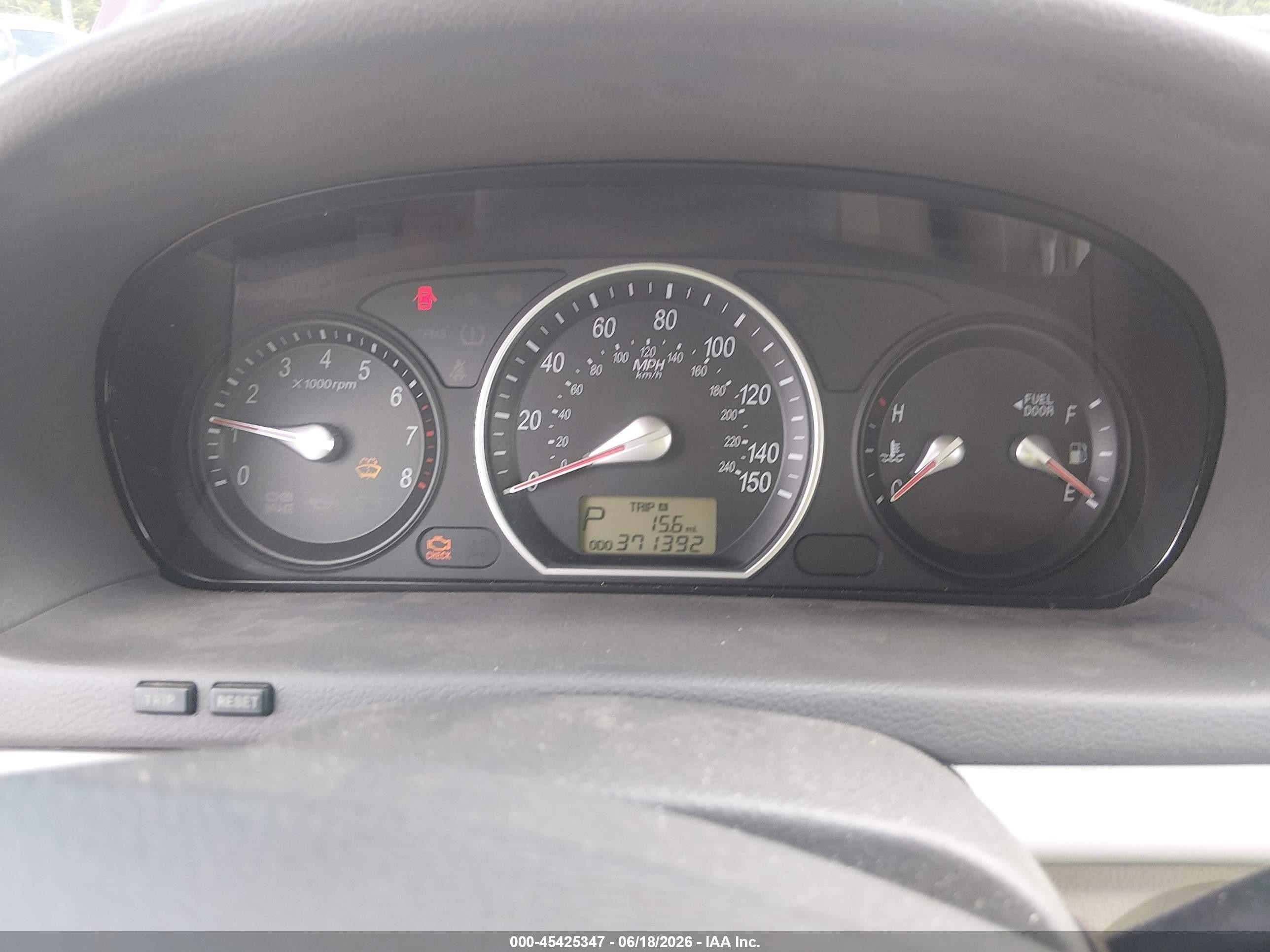 2008 Hyundai Sonata Gls Red vin: 5NPET46C28H354591