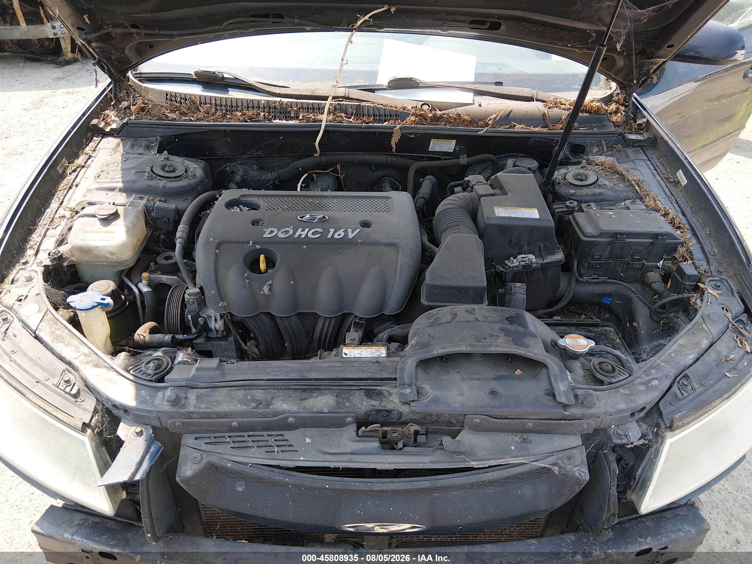 2008 Hyundai Sonata Gls Dark Blue vin: 5NPET46C28H368409