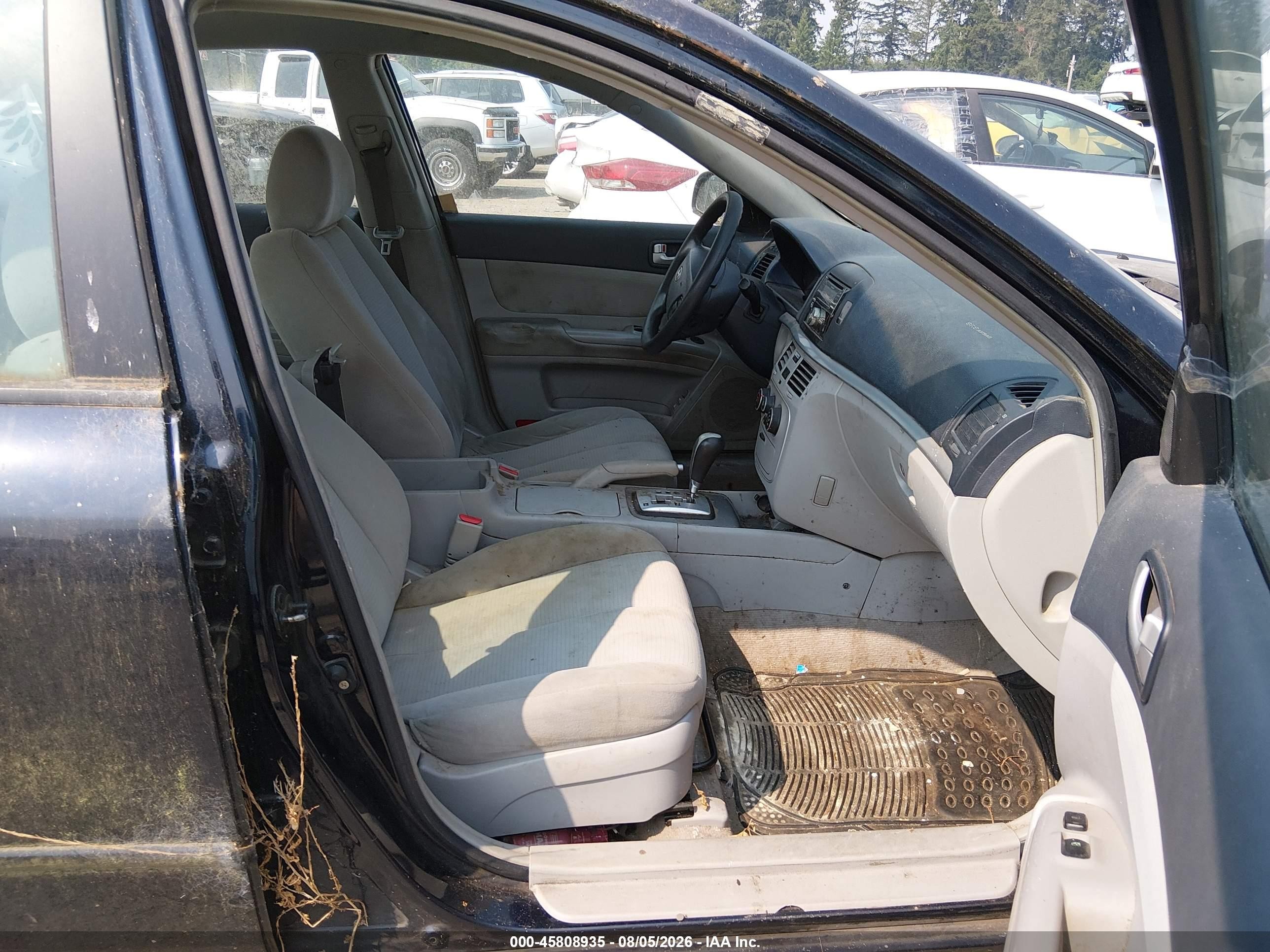 2008 Hyundai Sonata Gls Dark Blue vin: 5NPET46C28H368409