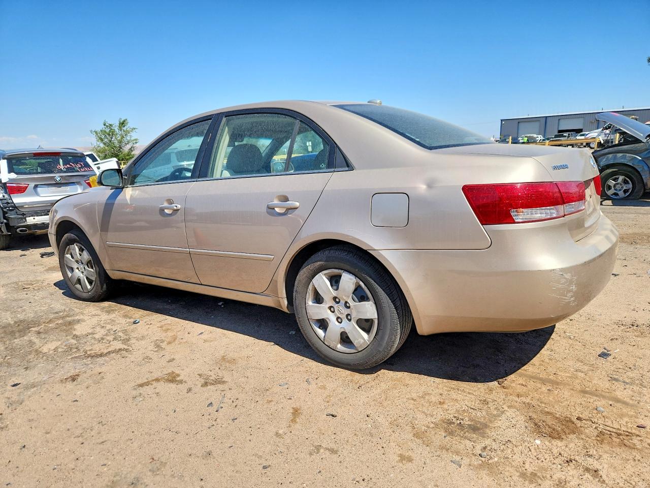 2008 Hyundai Sonata Gls Gold vin: 5NPET46C28H393150
