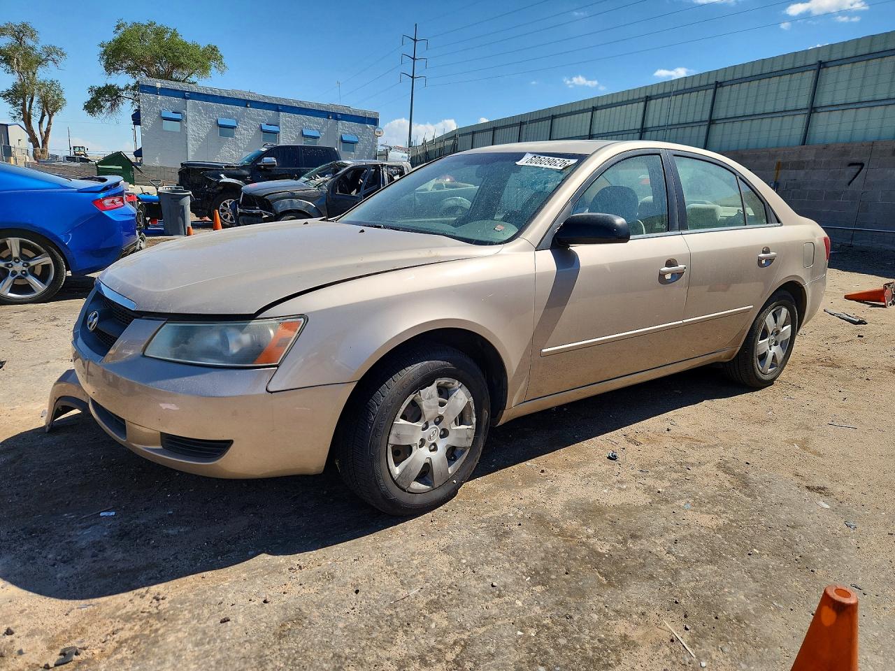 2008 Hyundai Sonata Gls Gold vin: 5NPET46C28H393150