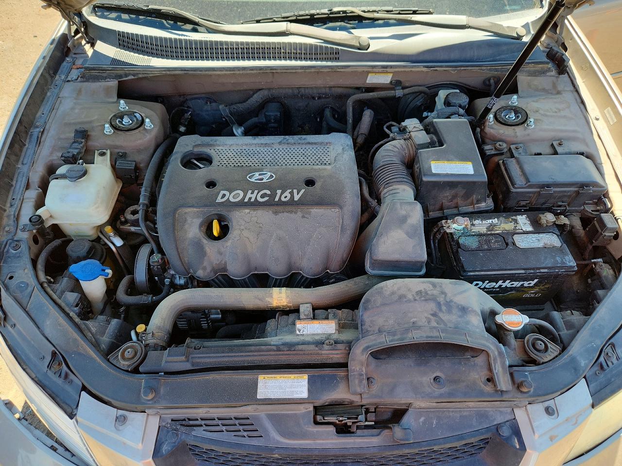 2008 Hyundai Sonata Gls Gold vin: 5NPET46C28H393150