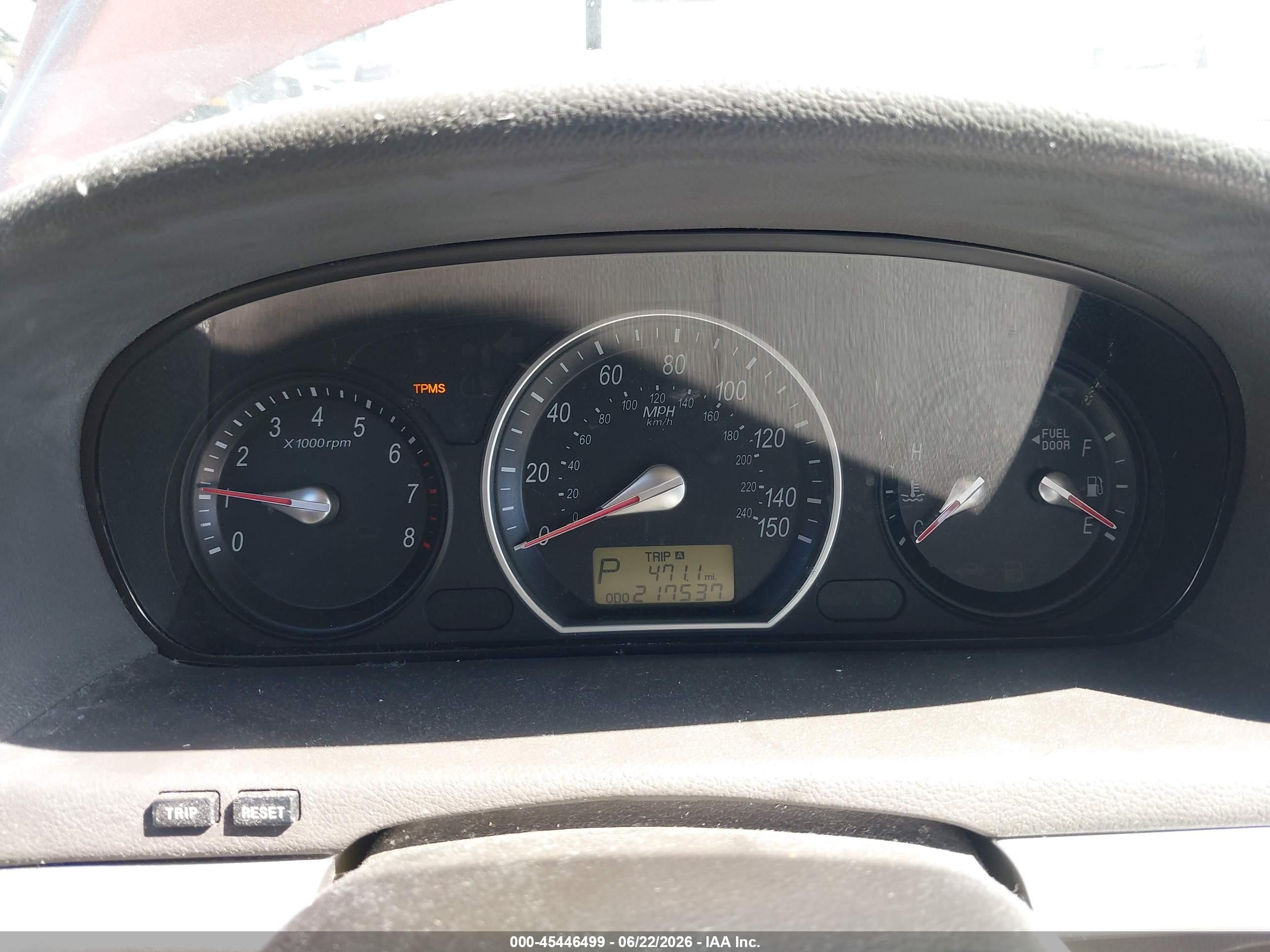 2008 Hyundai Sonata Gls Red vin: 5NPET46C28H399224