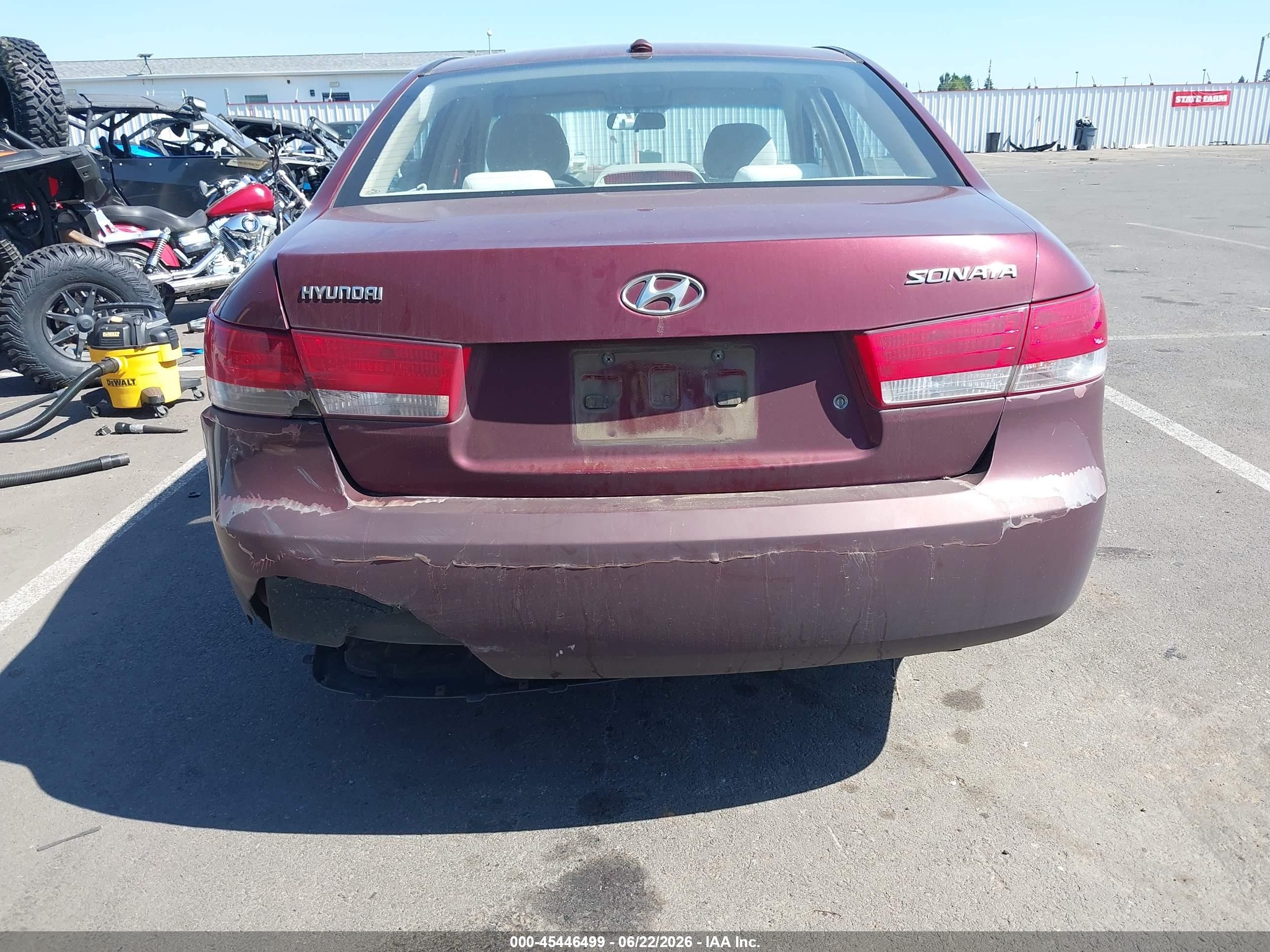 2008 Hyundai Sonata Gls Red vin: 5NPET46C28H399224