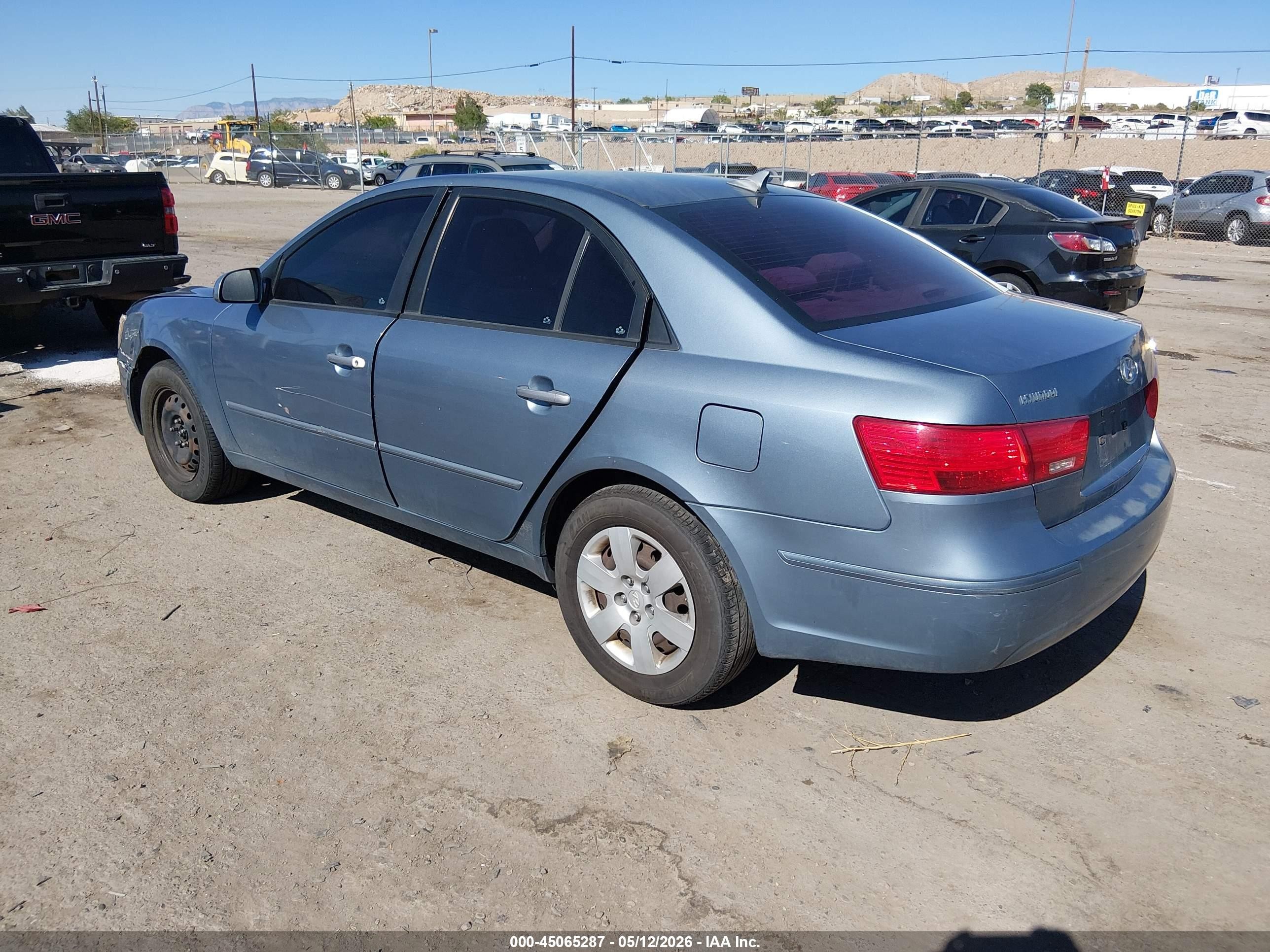 2009 Hyundai Sonata Gls Blue vin: 5NPET46C29H448276