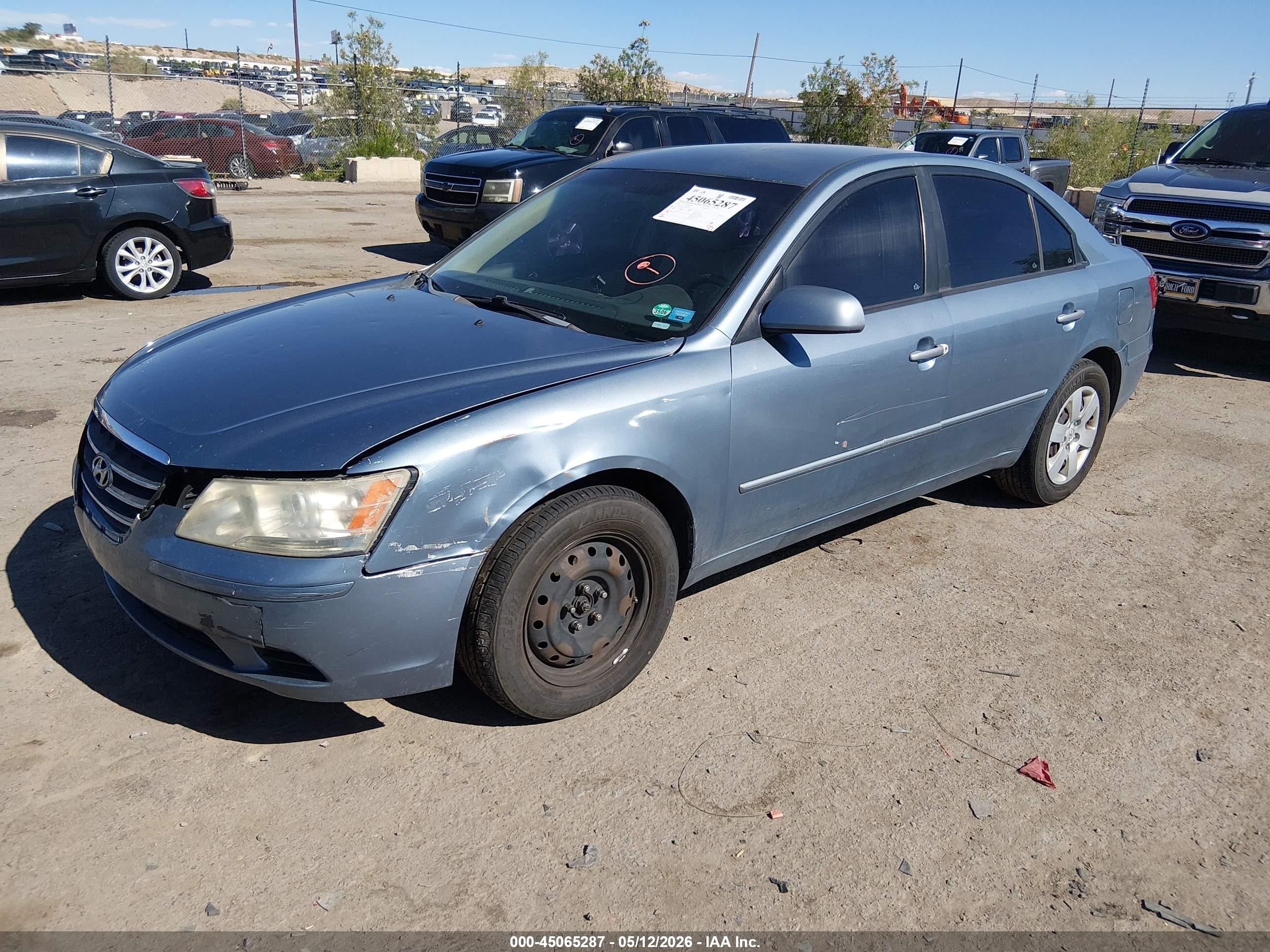 2009 Hyundai Sonata Gls Blue vin: 5NPET46C29H448276