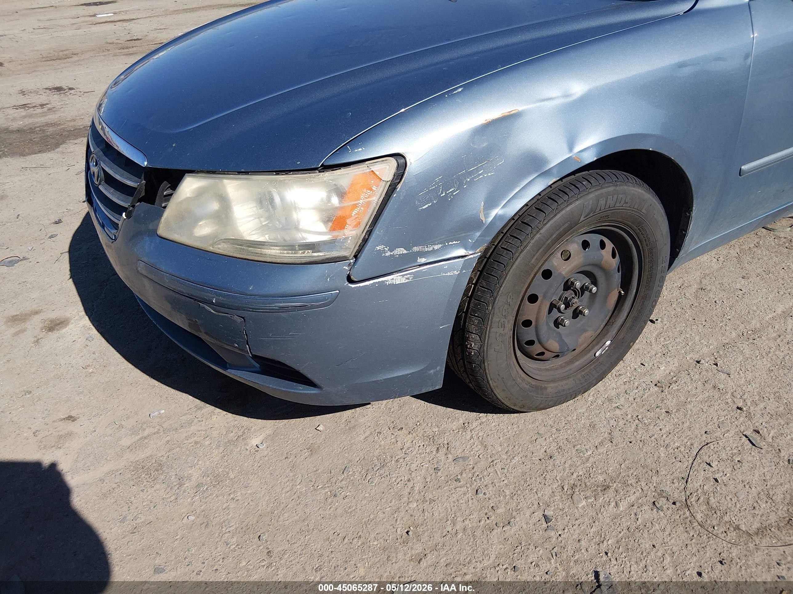 2009 Hyundai Sonata Gls Blue vin: 5NPET46C29H448276