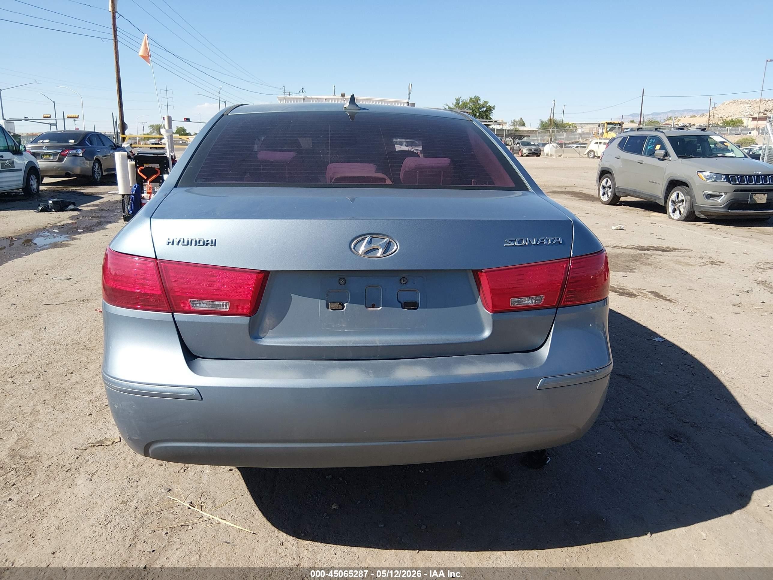 2009 Hyundai Sonata Gls Blue vin: 5NPET46C29H448276