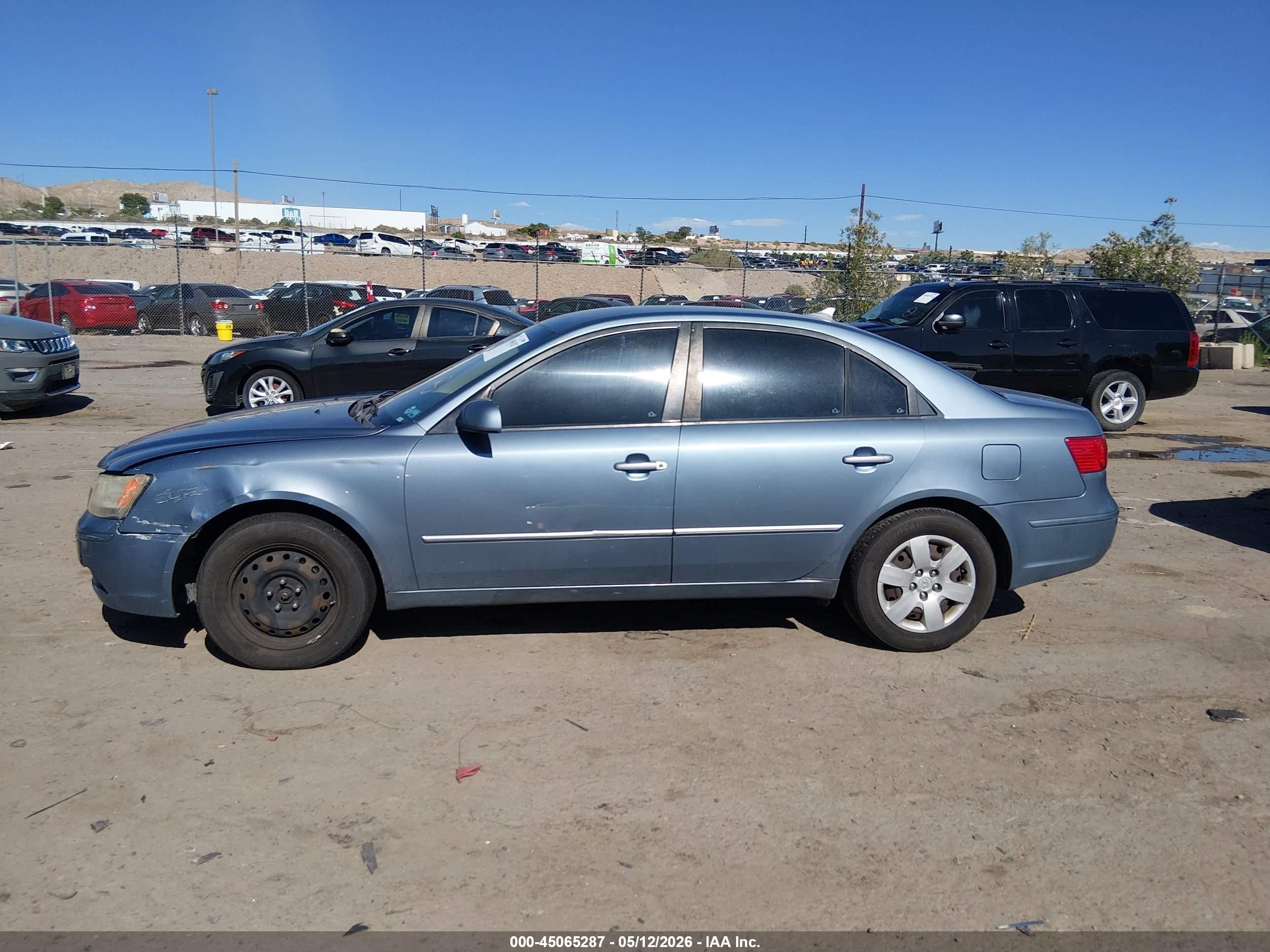 2009 Hyundai Sonata Gls Blue vin: 5NPET46C29H448276