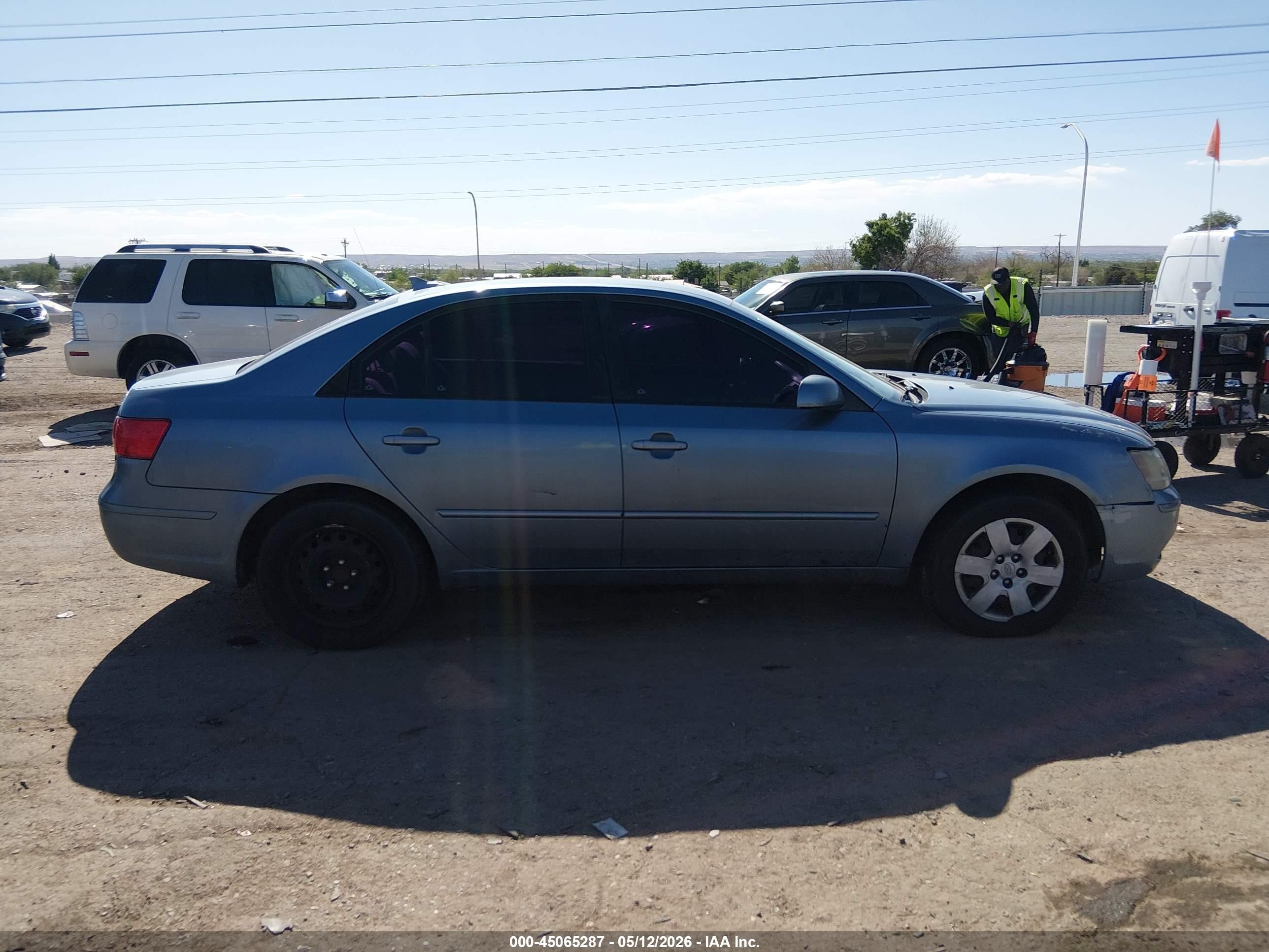 2009 Hyundai Sonata Gls Blue vin: 5NPET46C29H448276