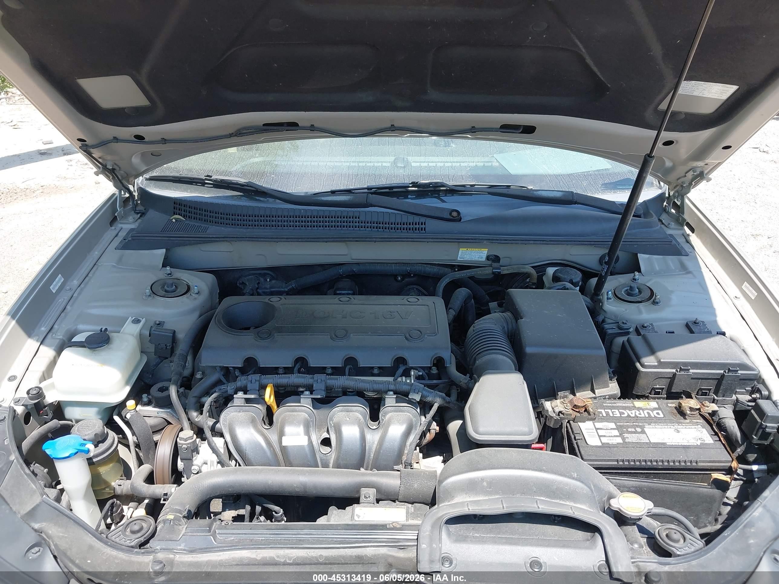 2009 Hyundai Sonata Gls Gold vin: 5NPET46C29H453574