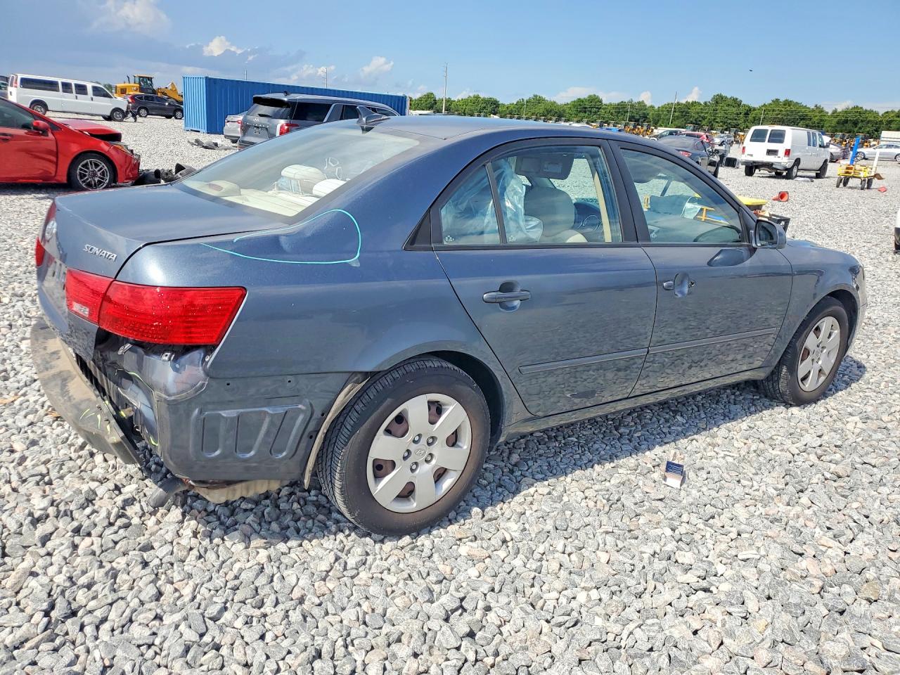 2009 Hyundai Sonata Gls Blue vin: 5NPET46C29H456216