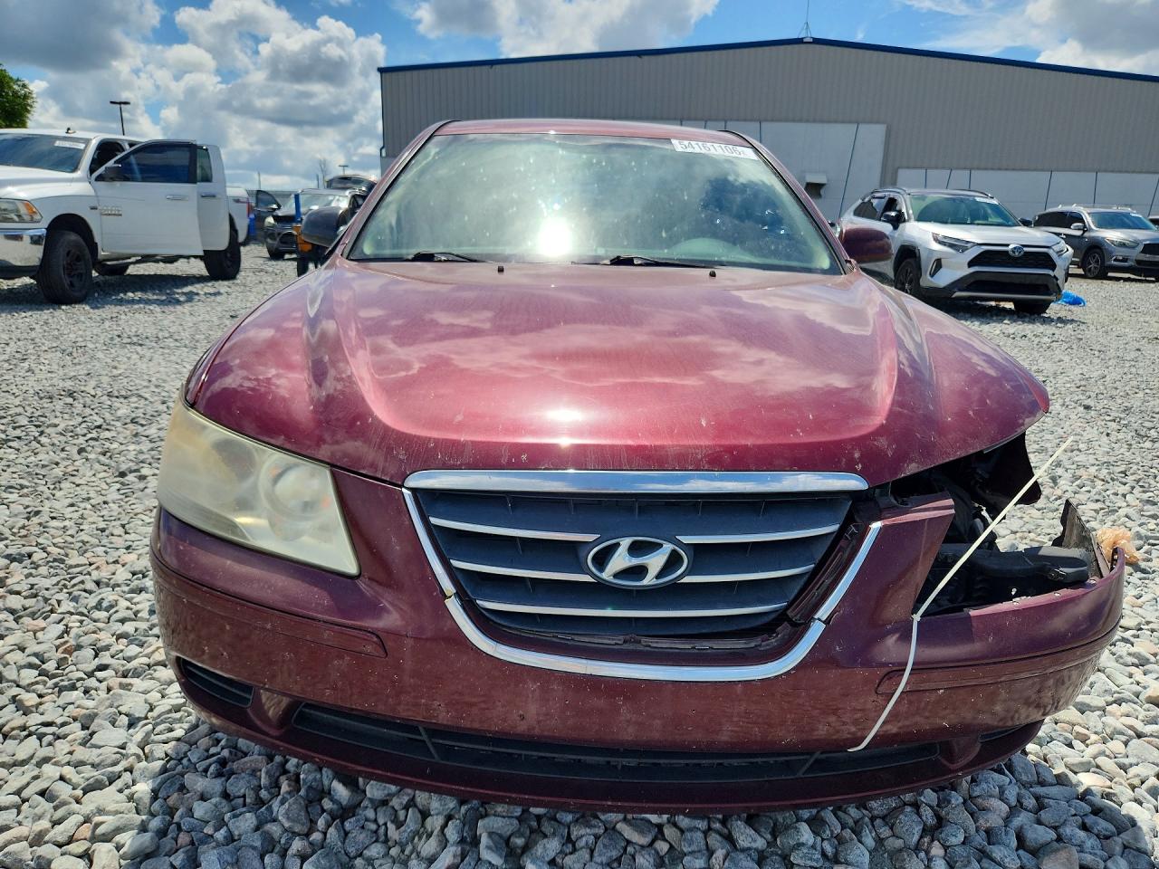 2009 Hyundai Sonata Gls Burgundy vin: 5NPET46C29H483920