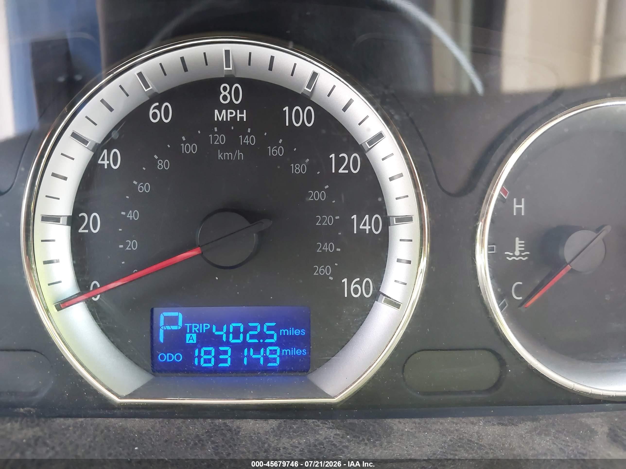 2009 Hyundai Sonata Gls White vin: 5NPET46C29H509139