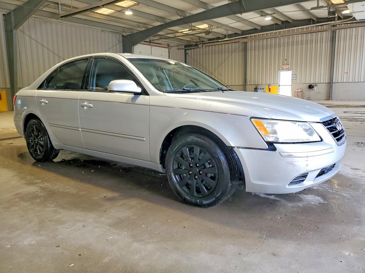 2009 Hyundai Sonata Gls Silver vin: 5NPET46C29H523946