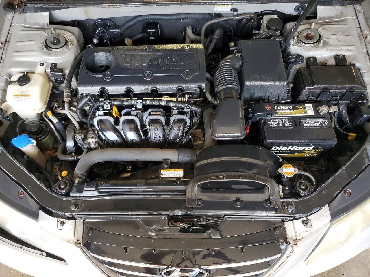 2009 Hyundai Sonata Gls Silver vin: 5NPET46C29H523946