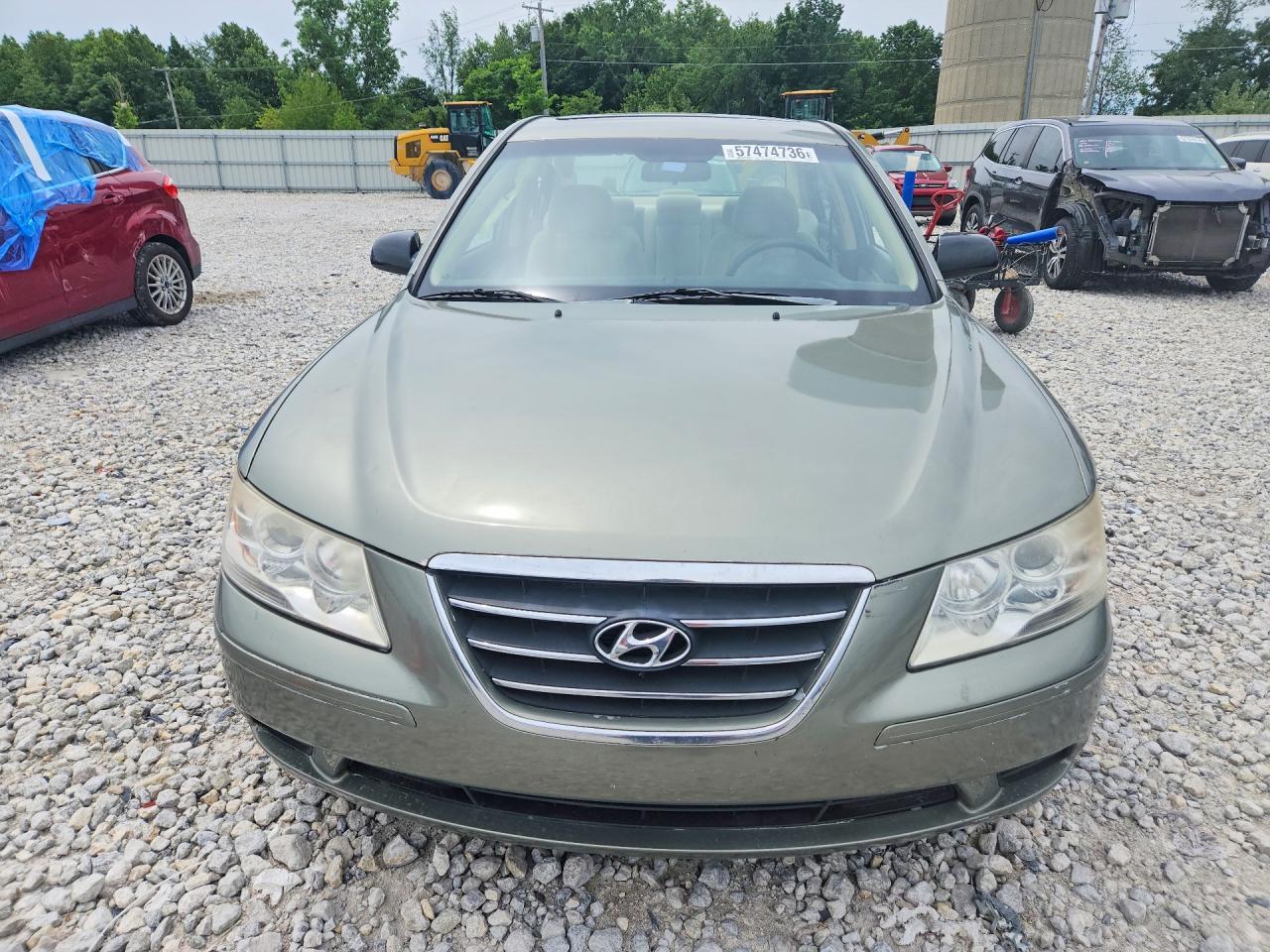 2009 Hyundai Sonata Gls Beige vin: 5NPET46C29H526247