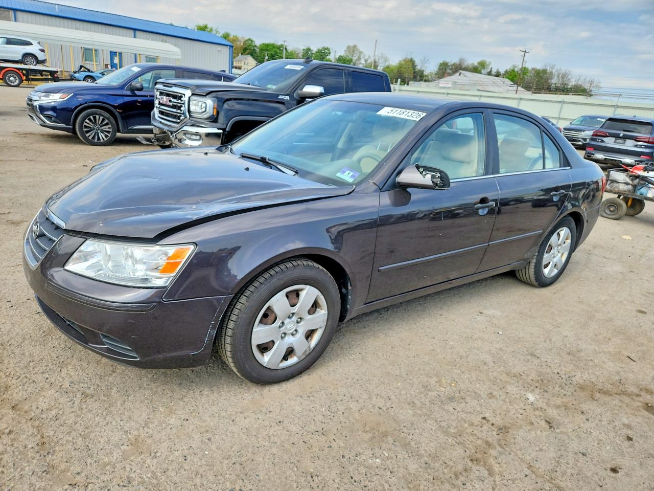 2009 Hyundai Sonata Gls Gray vin: 5NPET46C29H531125