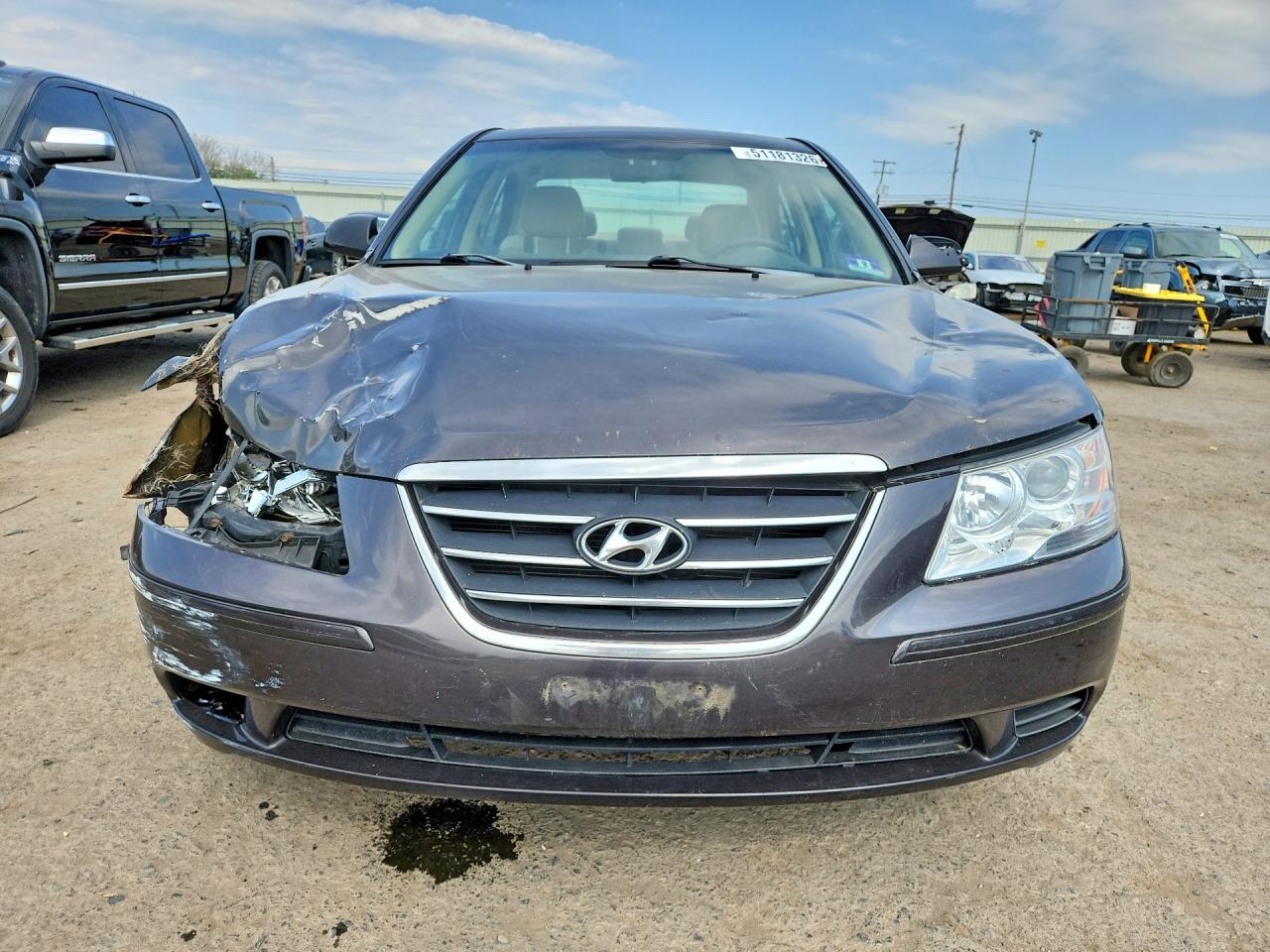 2009 Hyundai Sonata Gls Gray vin: 5NPET46C29H531125
