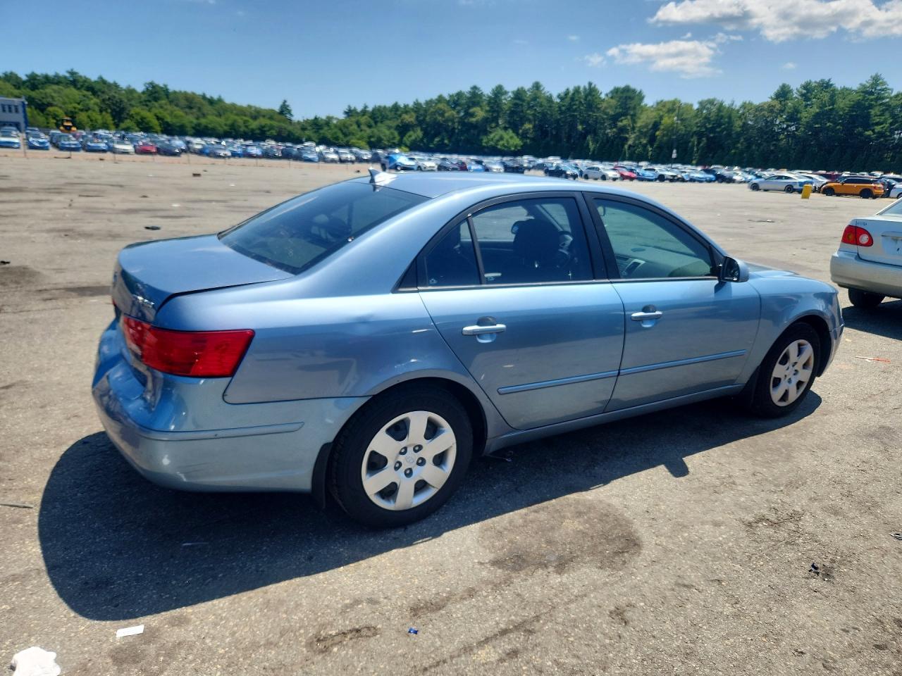 2009 Hyundai Sonata Gls Blue vin: 5NPET46C29H552119