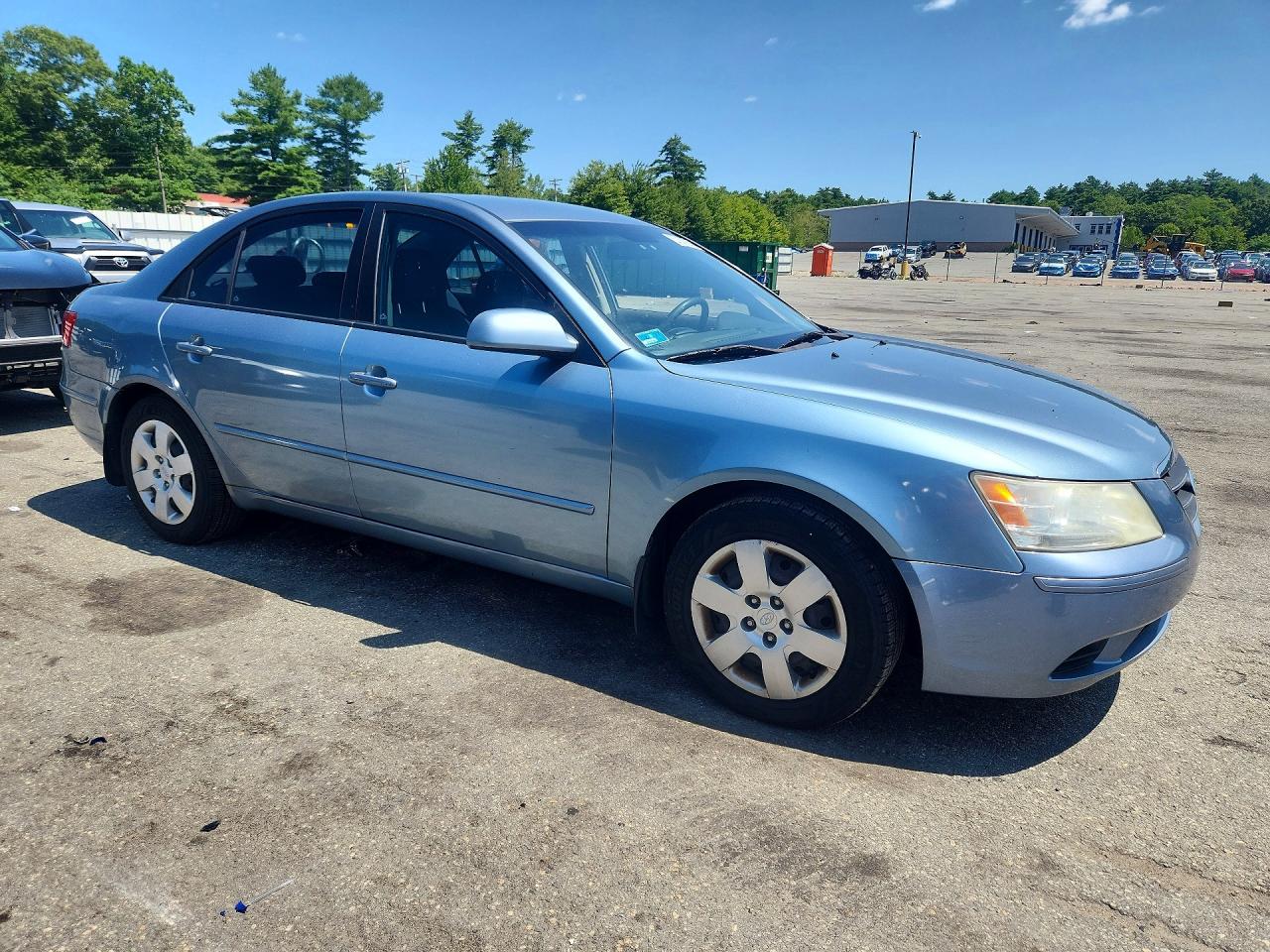 2009 Hyundai Sonata Gls Blue vin: 5NPET46C29H552119