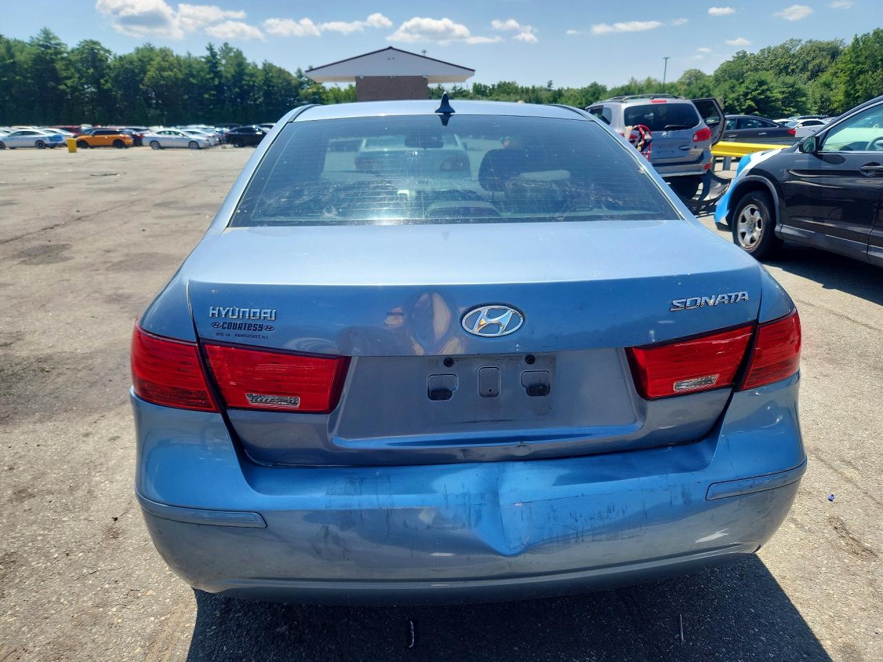 2009 Hyundai Sonata Gls Blue vin: 5NPET46C29H552119
