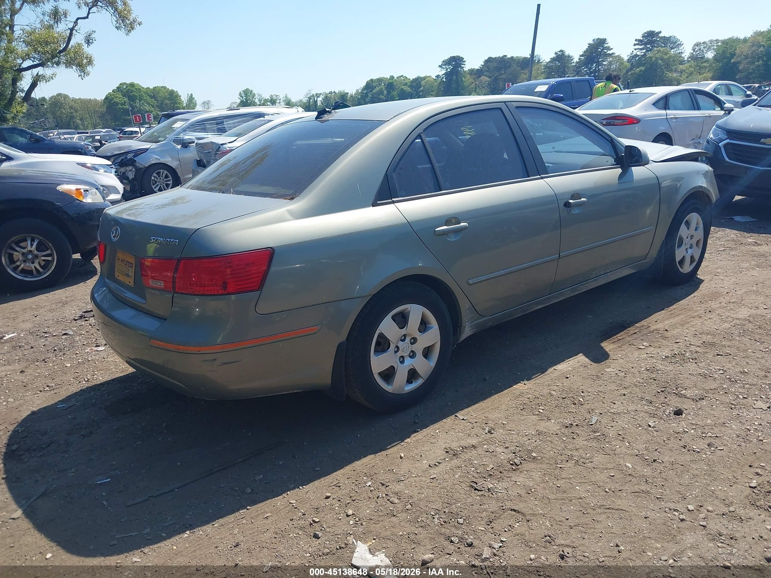 2009 Hyundai Sonata Gls Green vin: 5NPET46C29H560222