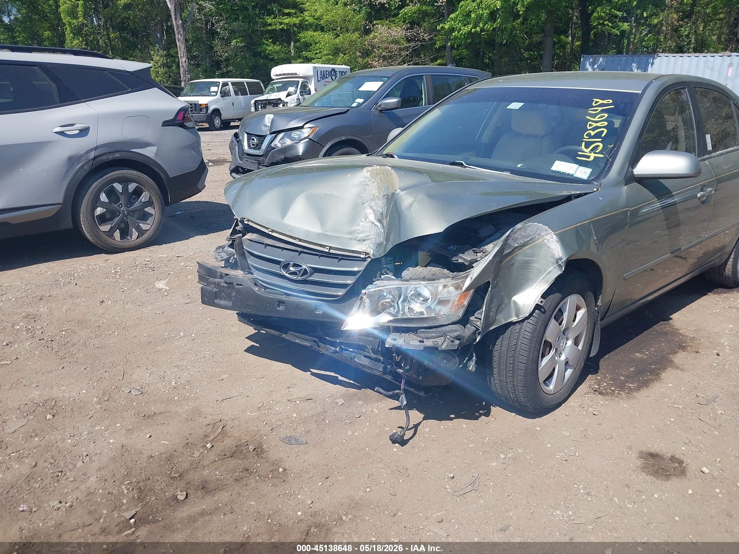 2009 Hyundai Sonata Gls Green vin: 5NPET46C29H560222