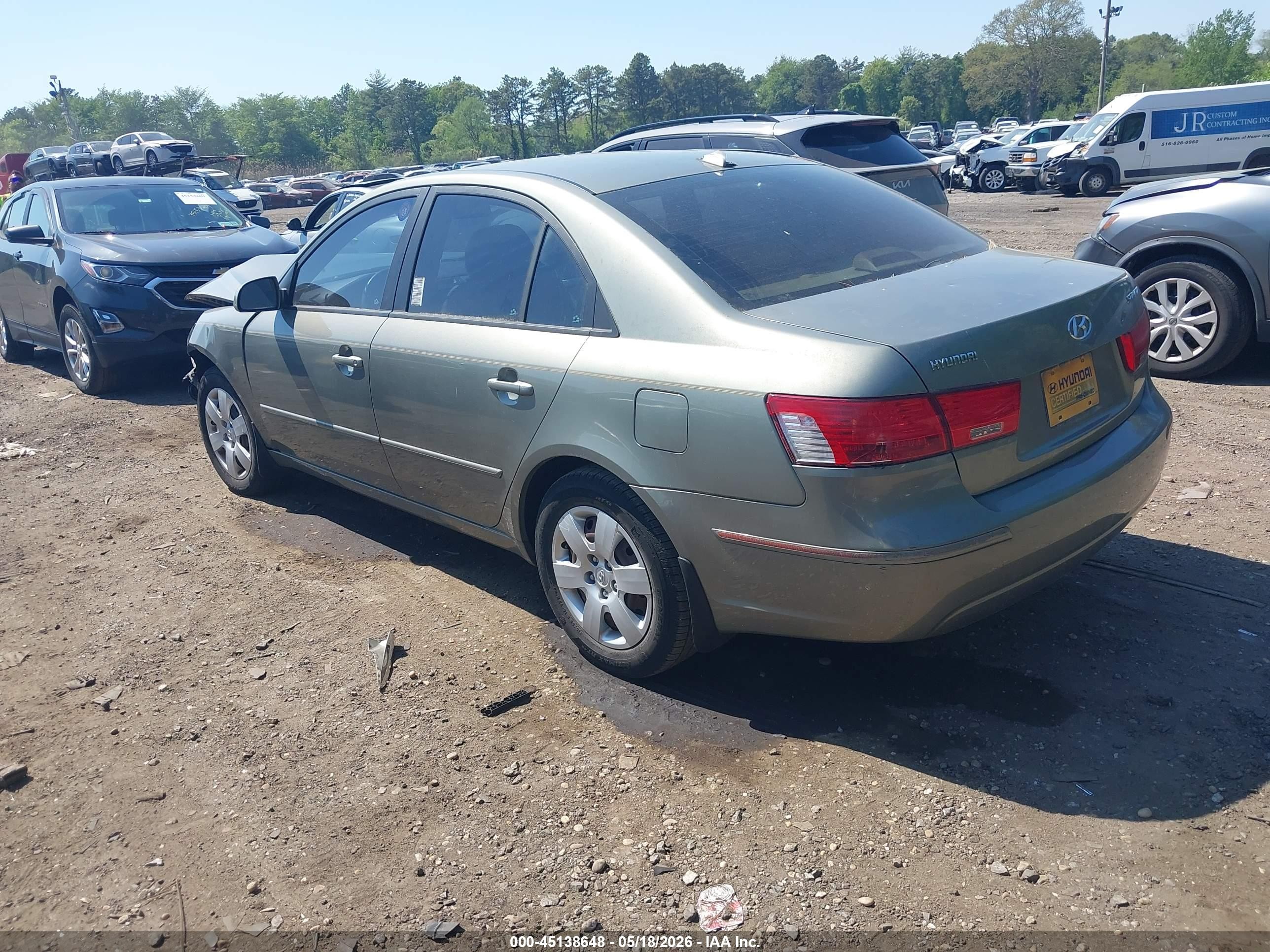 2009 Hyundai Sonata Gls Green vin: 5NPET46C29H560222