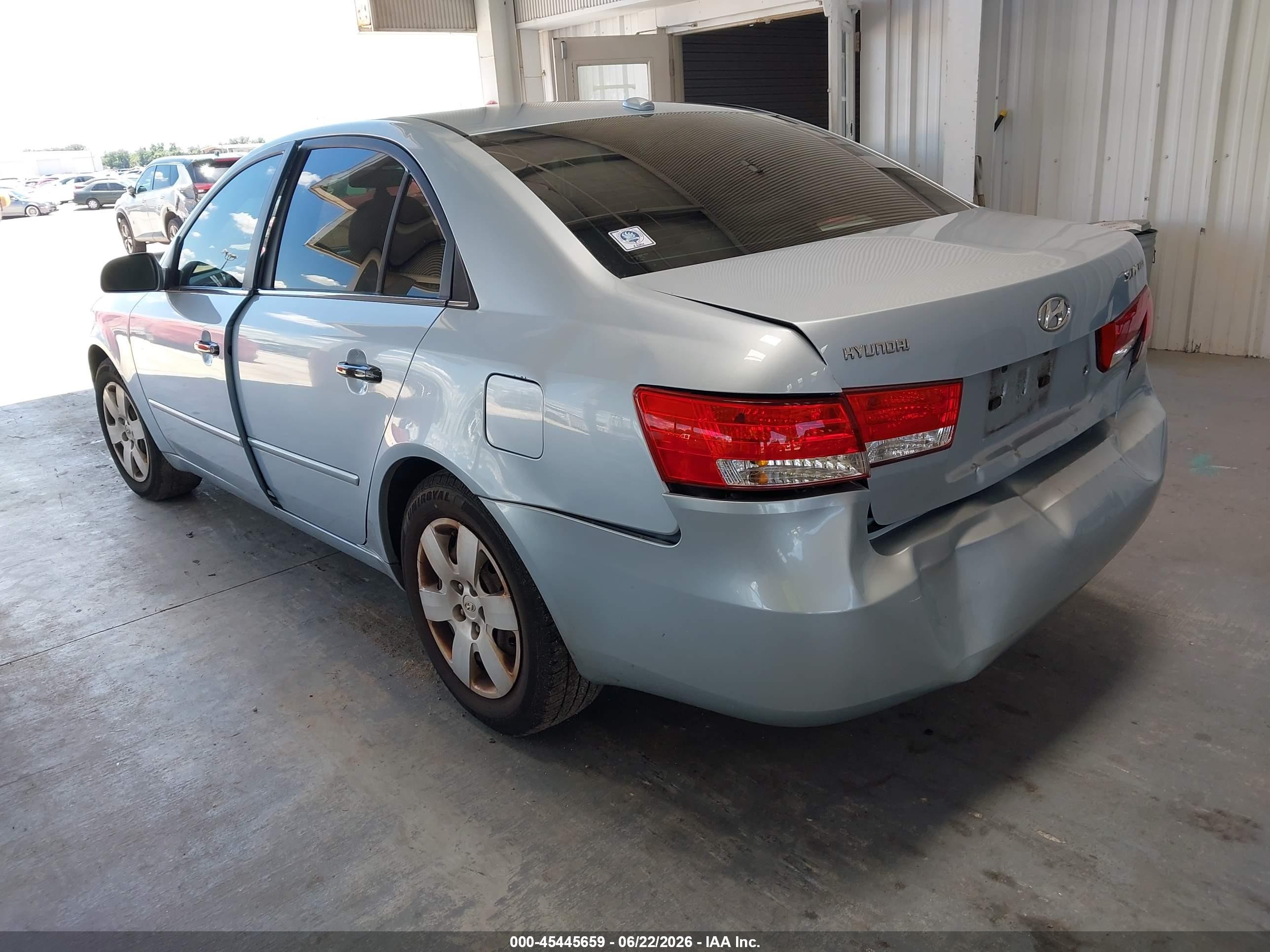 2007 Hyundai Sonata Gls/gls W/xm Blue vin: 5NPET46C37H258077