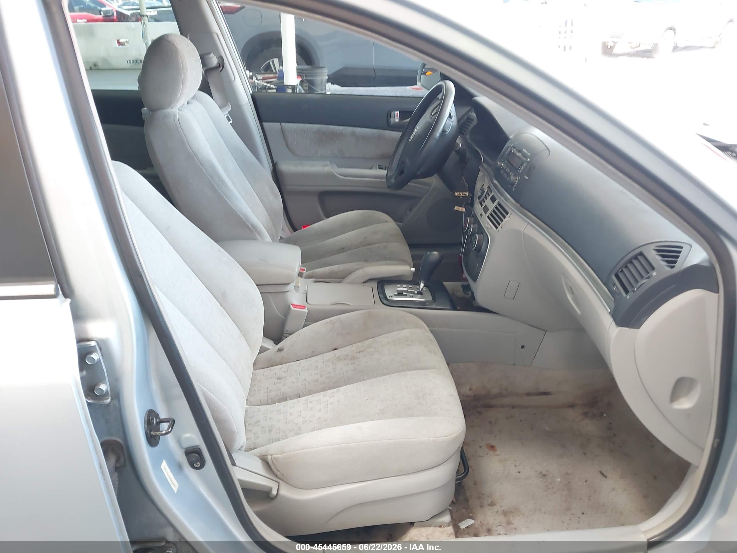 2007 Hyundai Sonata Gls/gls W/xm Blue vin: 5NPET46C37H258077