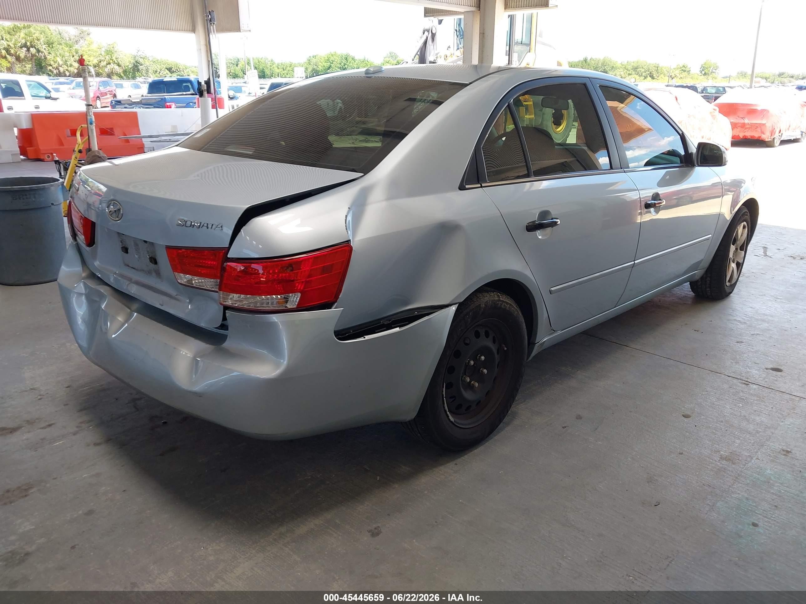 2007 Hyundai Sonata Gls/gls W/xm Blue vin: 5NPET46C37H258077