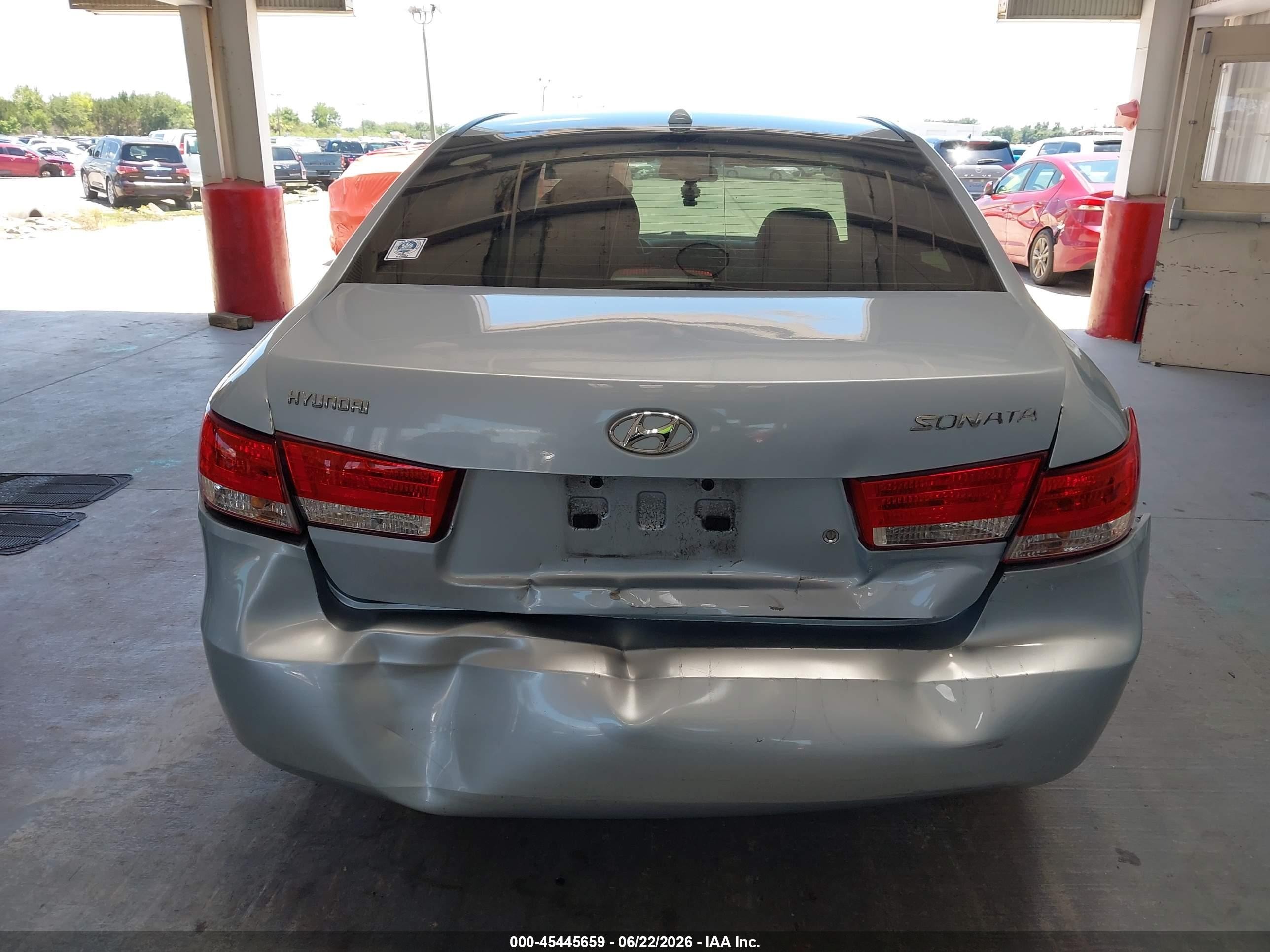 2007 Hyundai Sonata Gls/gls W/xm Blue vin: 5NPET46C37H258077