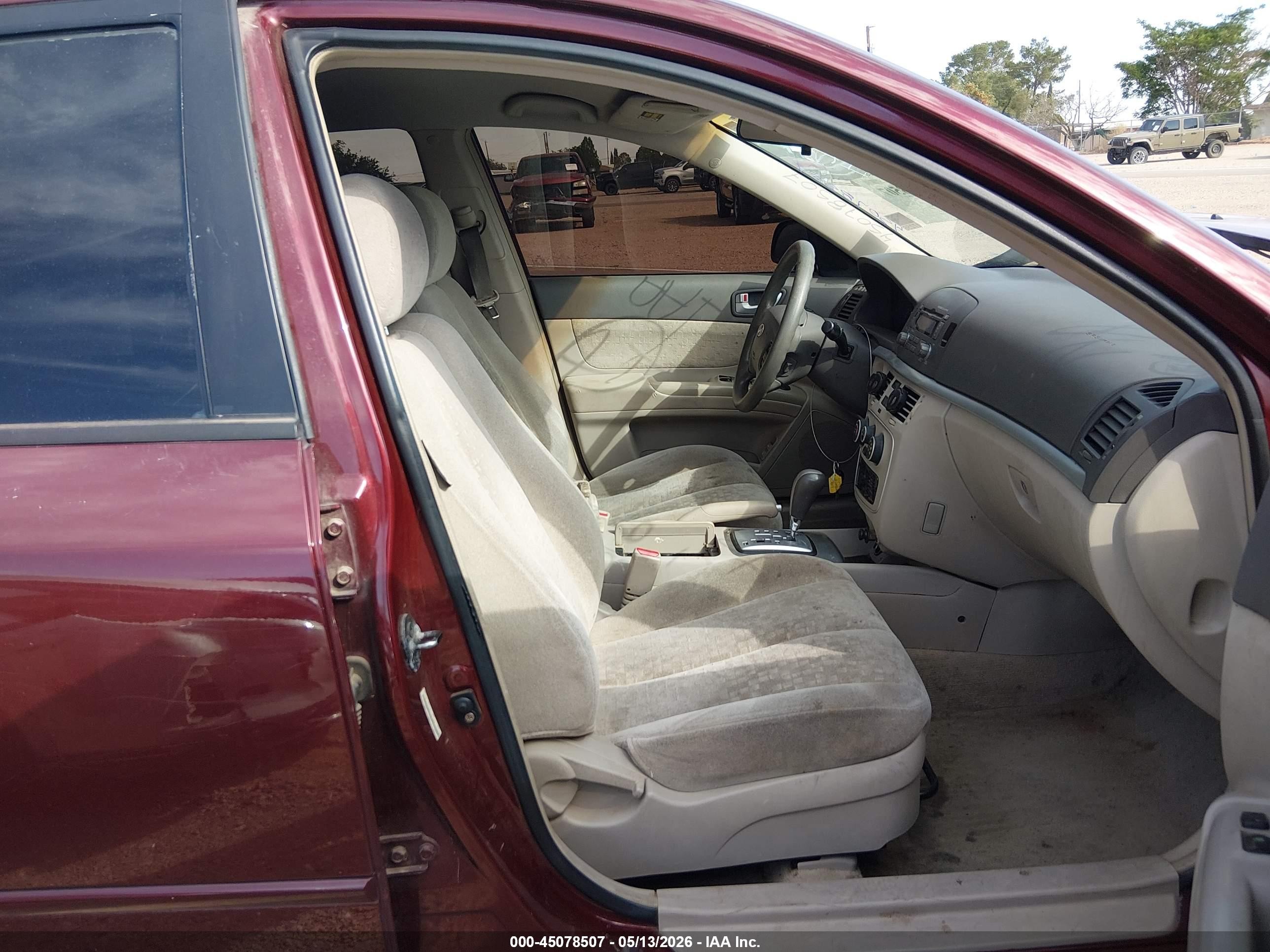 2007 Hyundai Sonata Gls Maroon vin: 5NPET46C37H291788