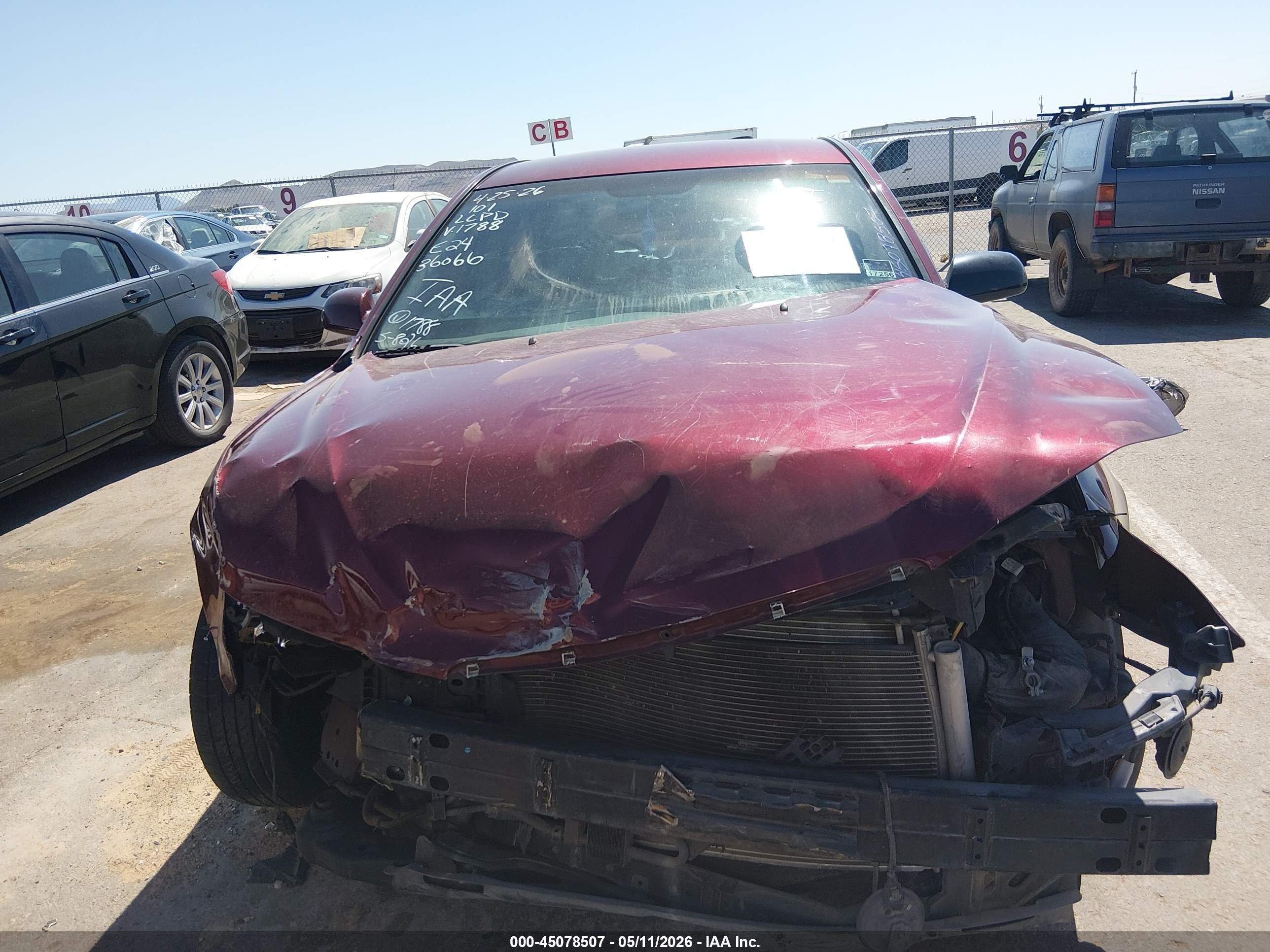 2007 Hyundai Sonata Gls Maroon vin: 5NPET46C37H291788