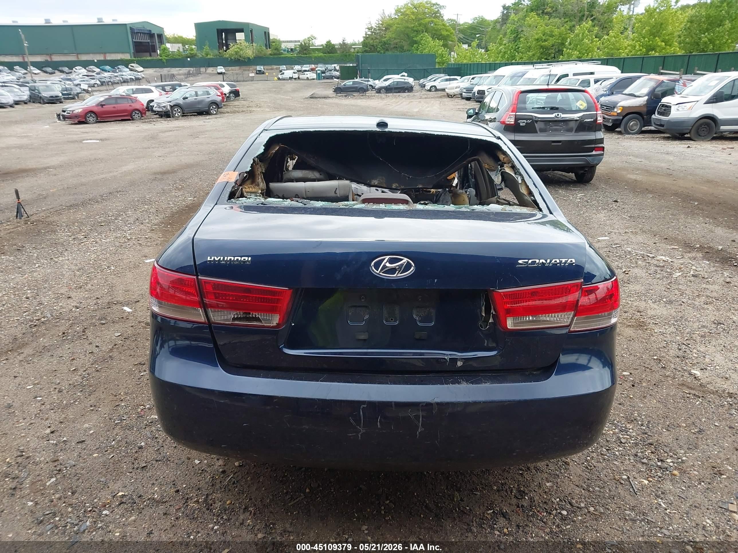 2008 Hyundai Sonata Gls Blue vin: 5NPET46C38H338254